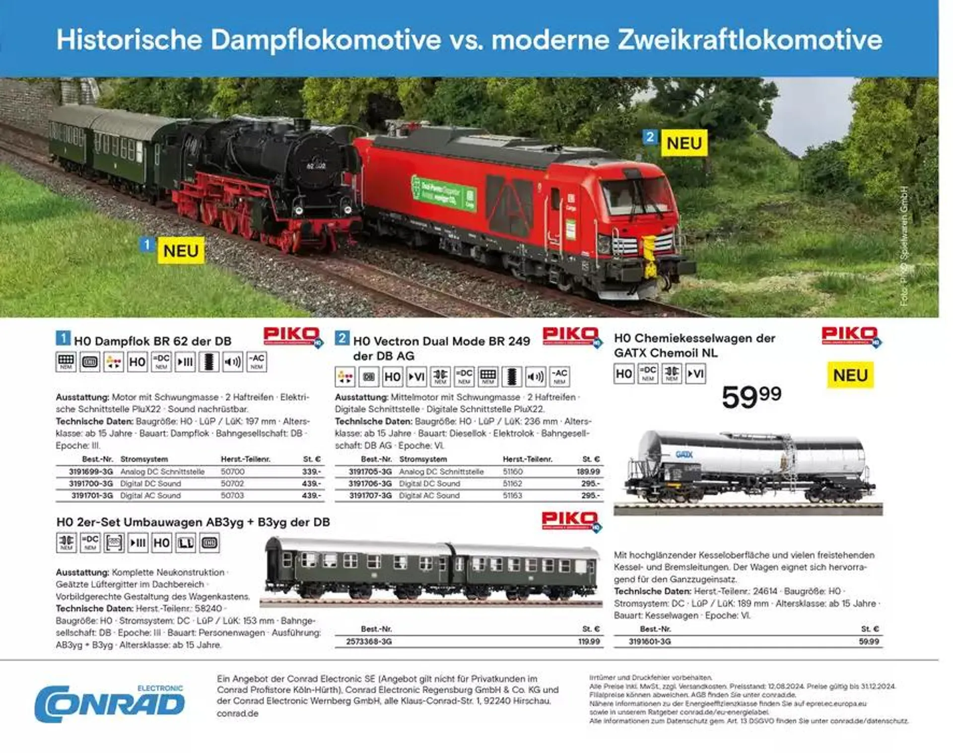 Modellbahn Katalog von 29. Oktober bis 31. Dezember 2025 - Prospekt seite 292