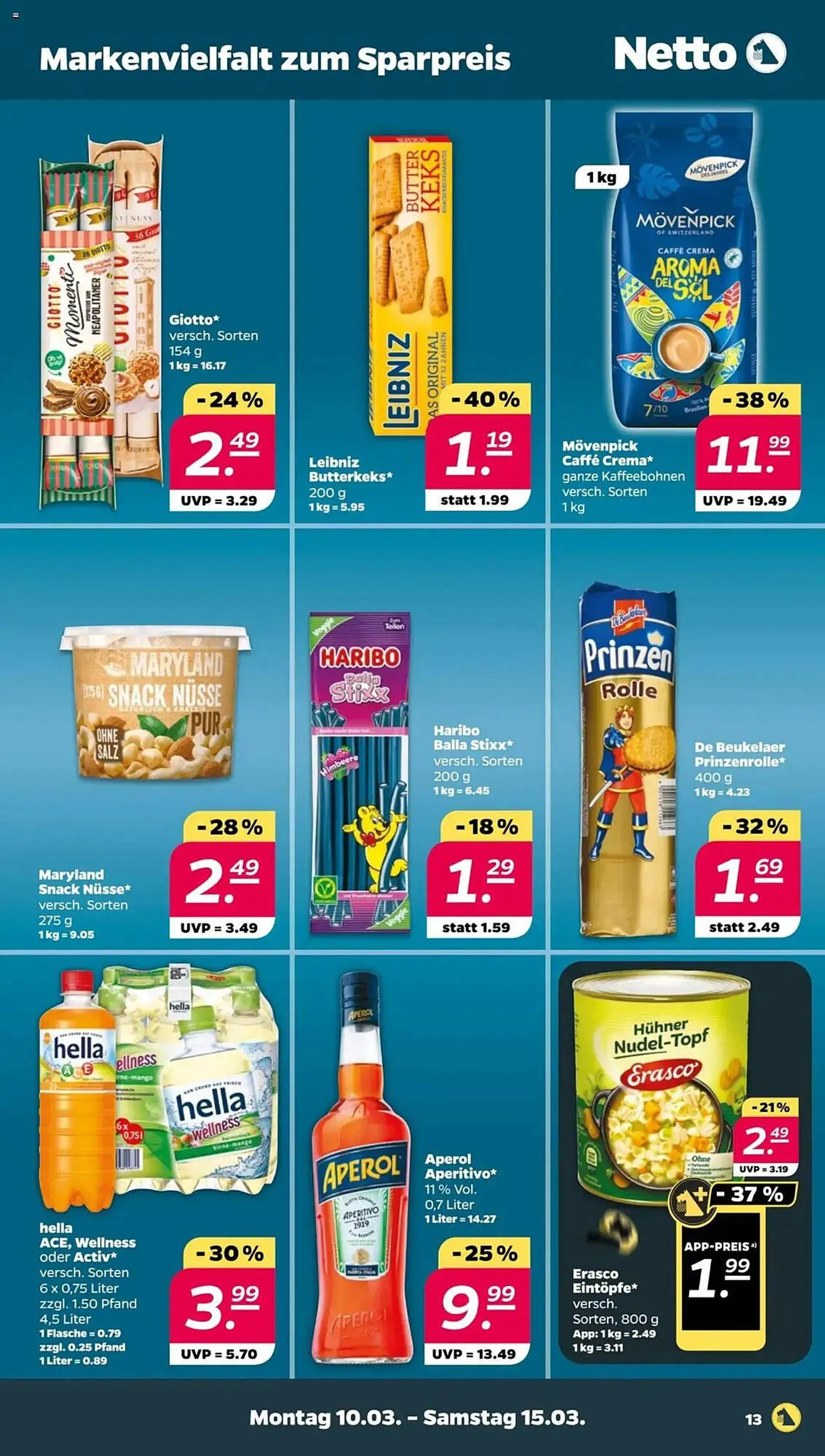 NETTO Prospekt von 10. März bis 15. März 2025 - Prospekt seite 13