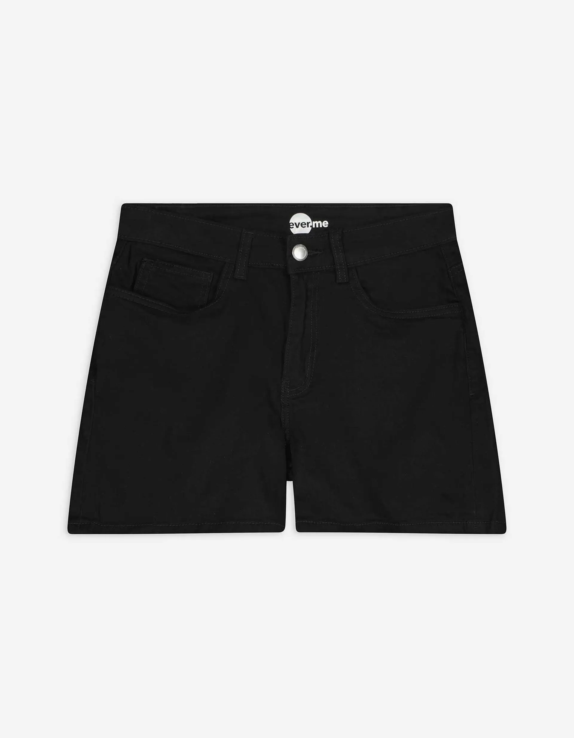 Shorts - Twill - schwarz