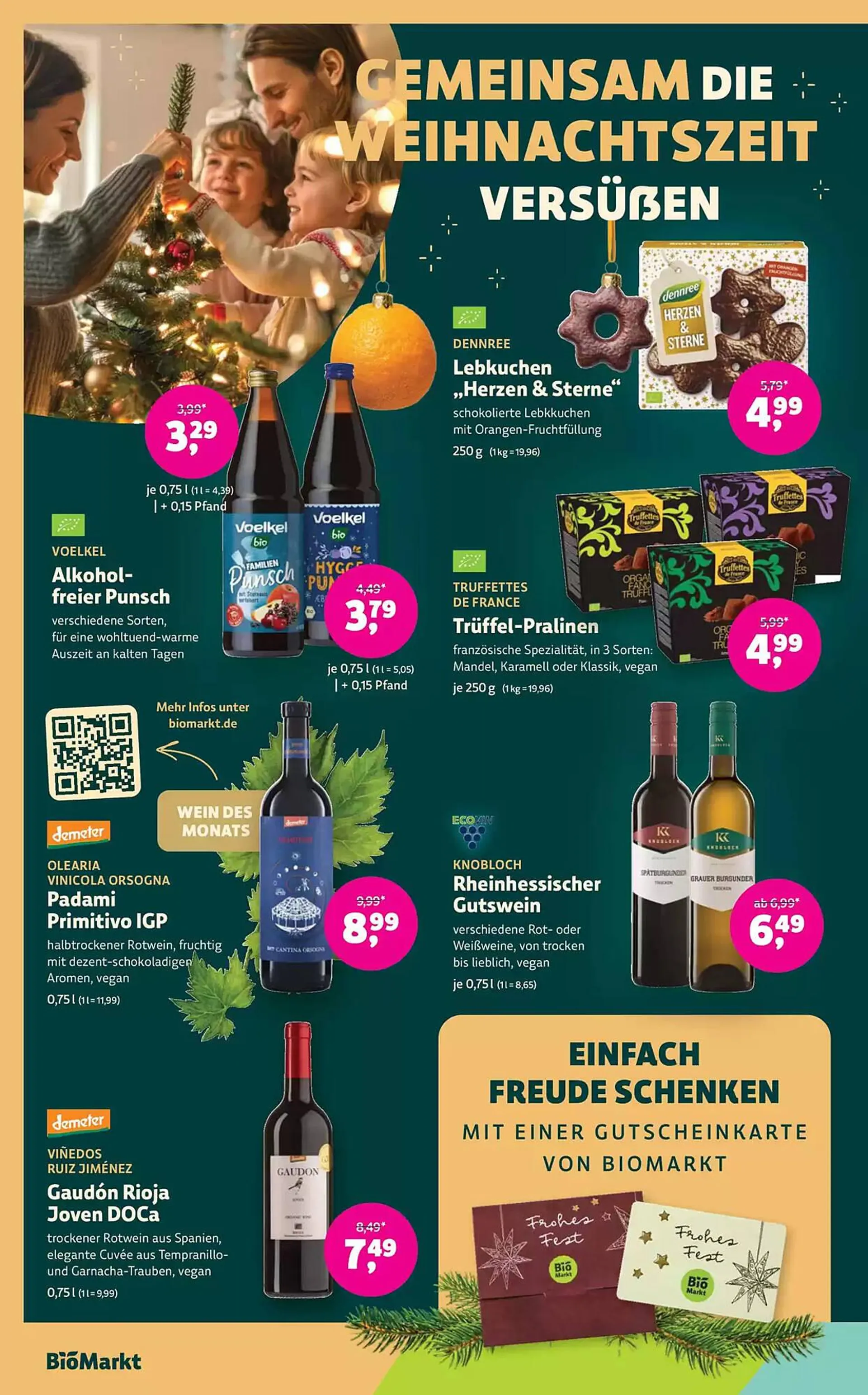 Aleco Biomarkt Prospekt von 4. Dezember bis 17. Dezember 2024 - Prospekt seite 12