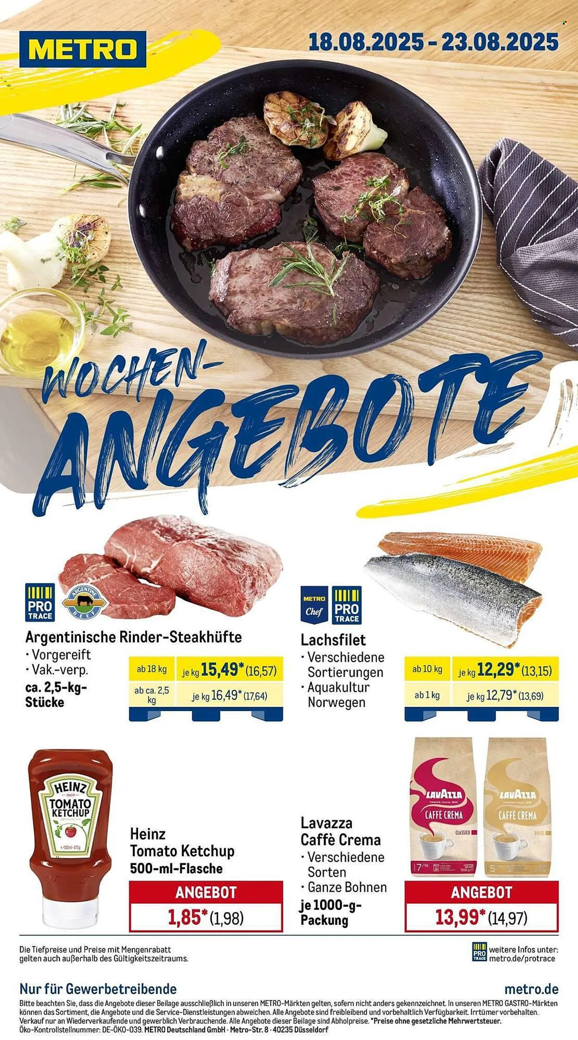 METRO Prospekt von 18. August bis 23. August 2025 - Prospekt seite 1