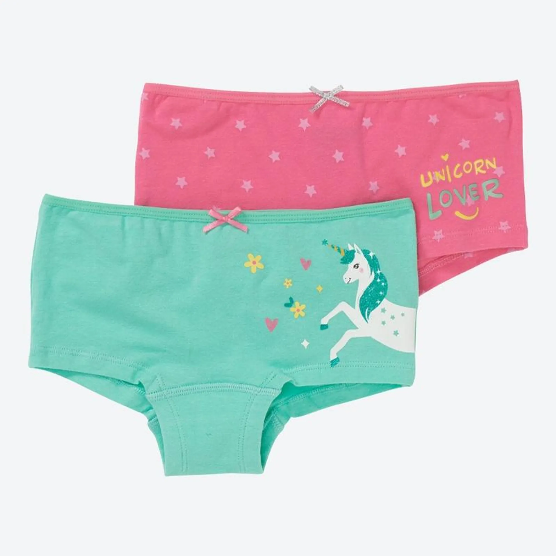 Kinder-Mädchen-Panty mit verschiedenen Designs, 2er-Pack