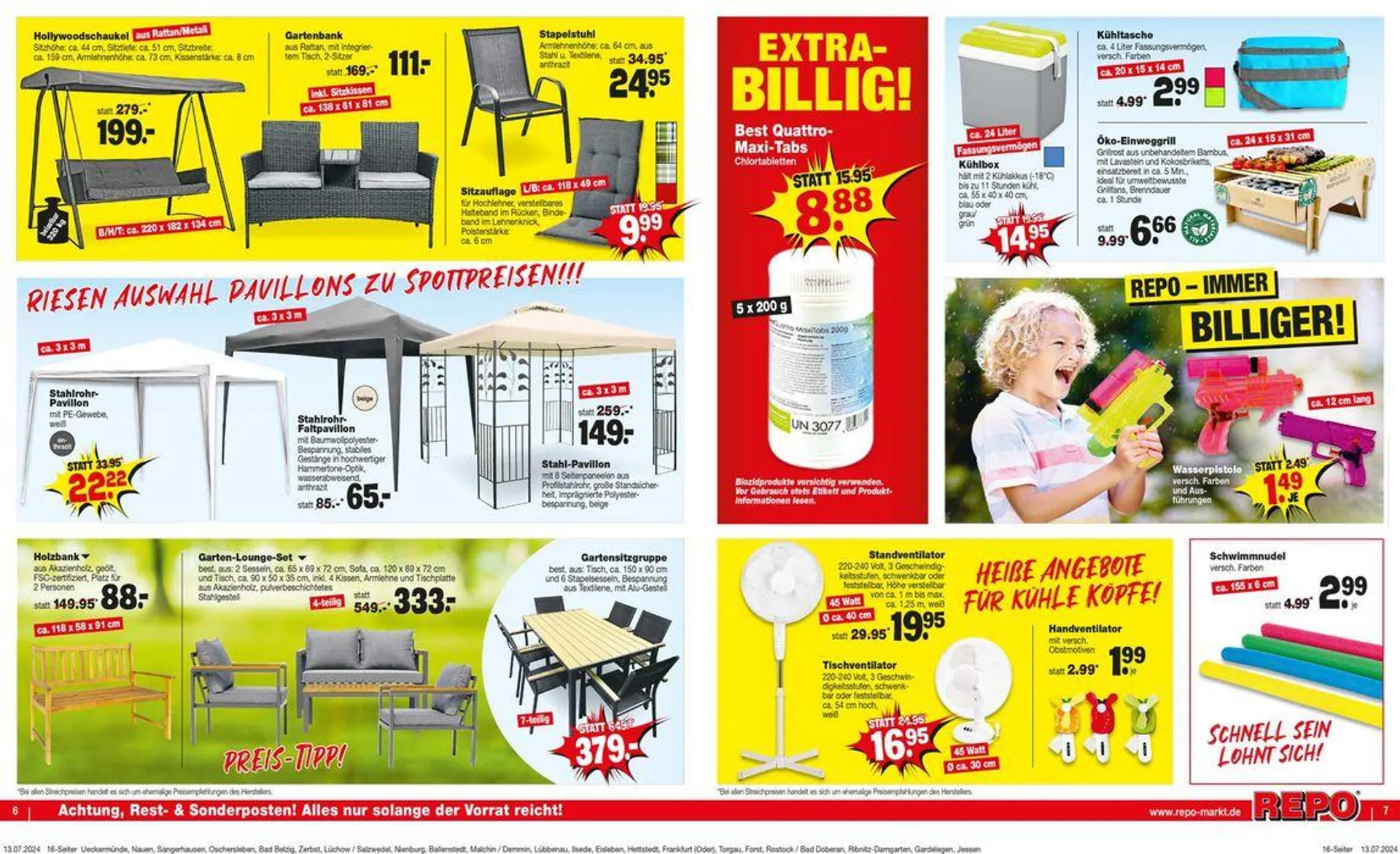 Tolles Angebot für alle Kunden von 16. Juli bis 30. Juli 2024 - Prospekt seite 4