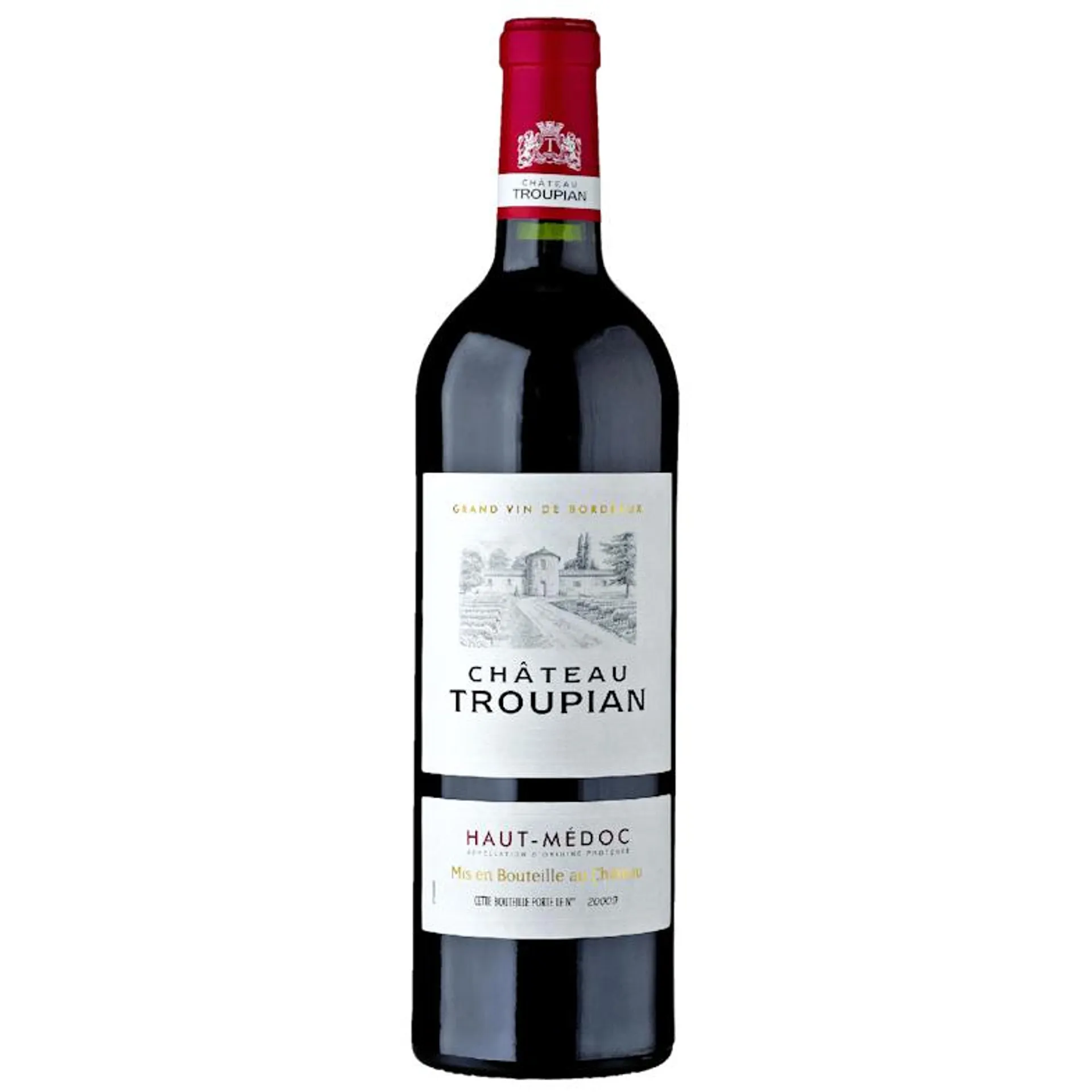 Château Troupian Haut Medoc Rotwein trocken 6 Flaschen x 0,75 l (4,5 l)