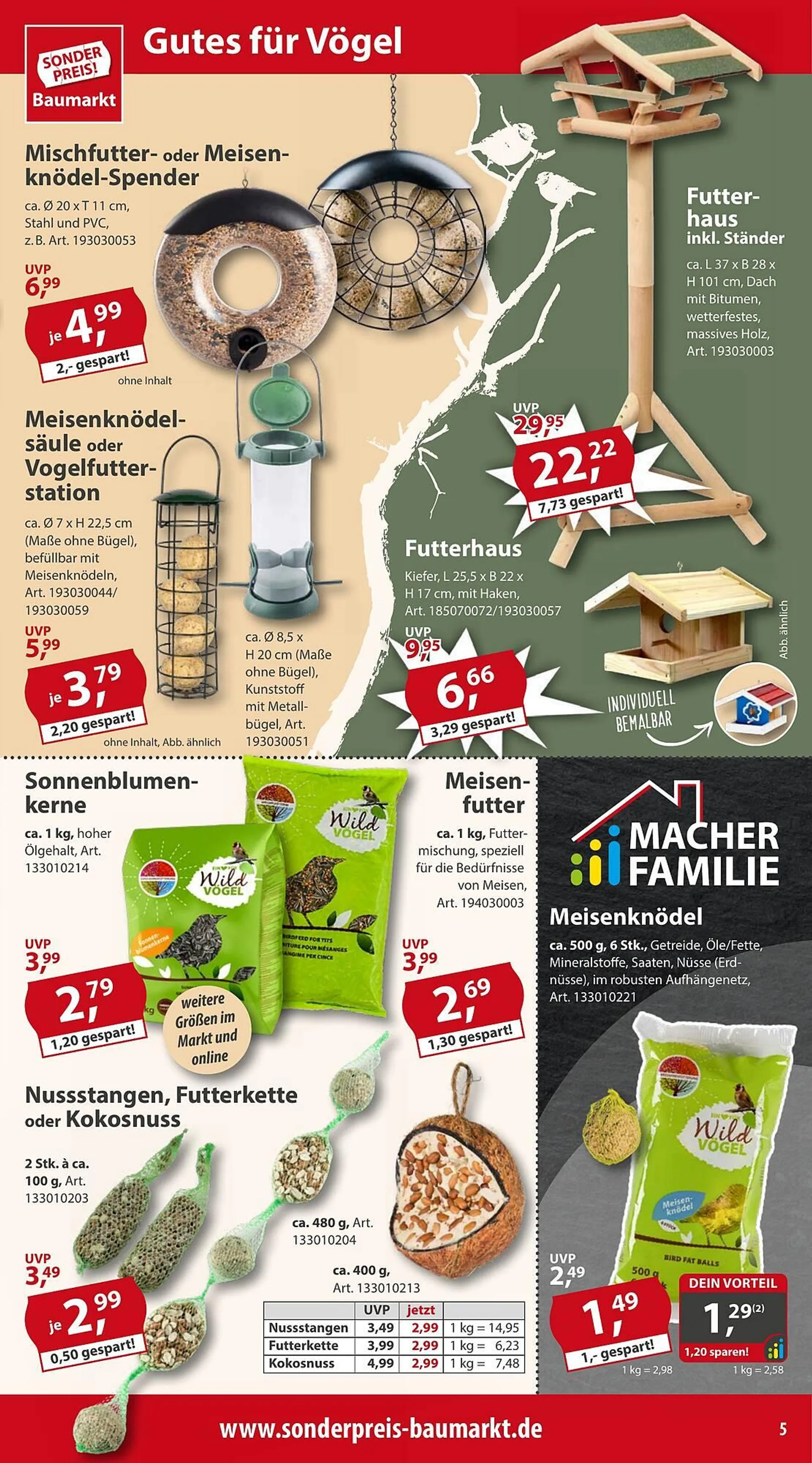 Sonderpreis Baumarkt Prospekt von 5. Oktober bis 11. Oktober 2024 - Prospekt seite 5