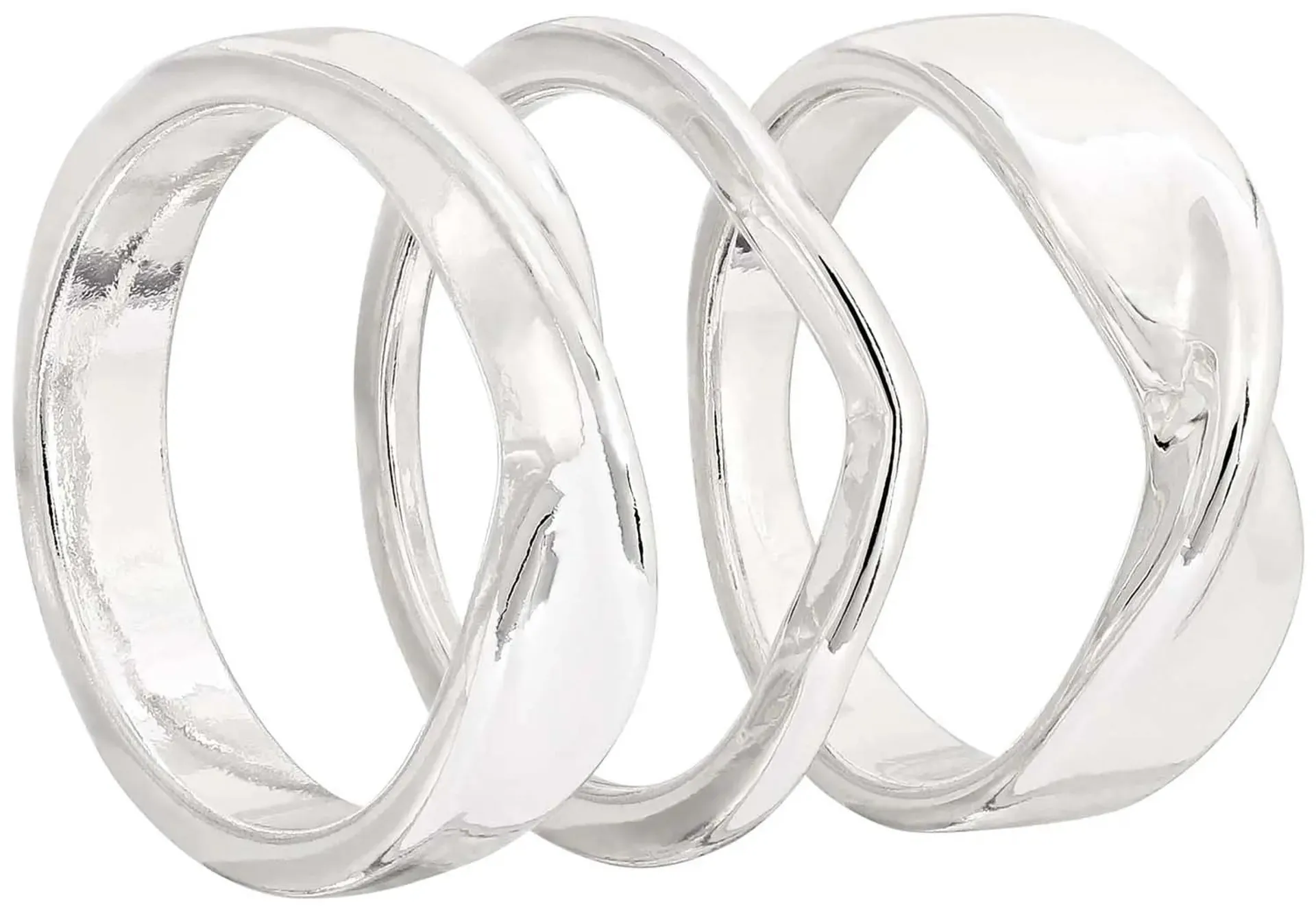 Ring-Set - Silver Twist