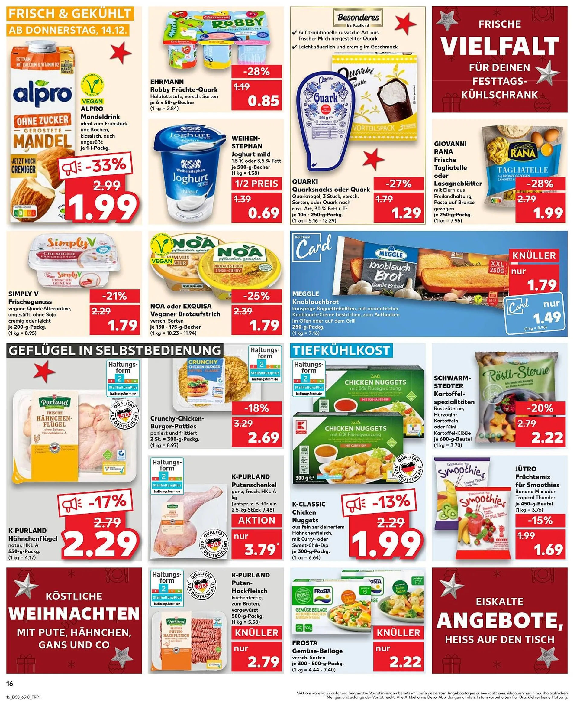 Kaufland Prospekt von 14. Dezember bis 20. Dezember 2023 - Prospekt seite 16