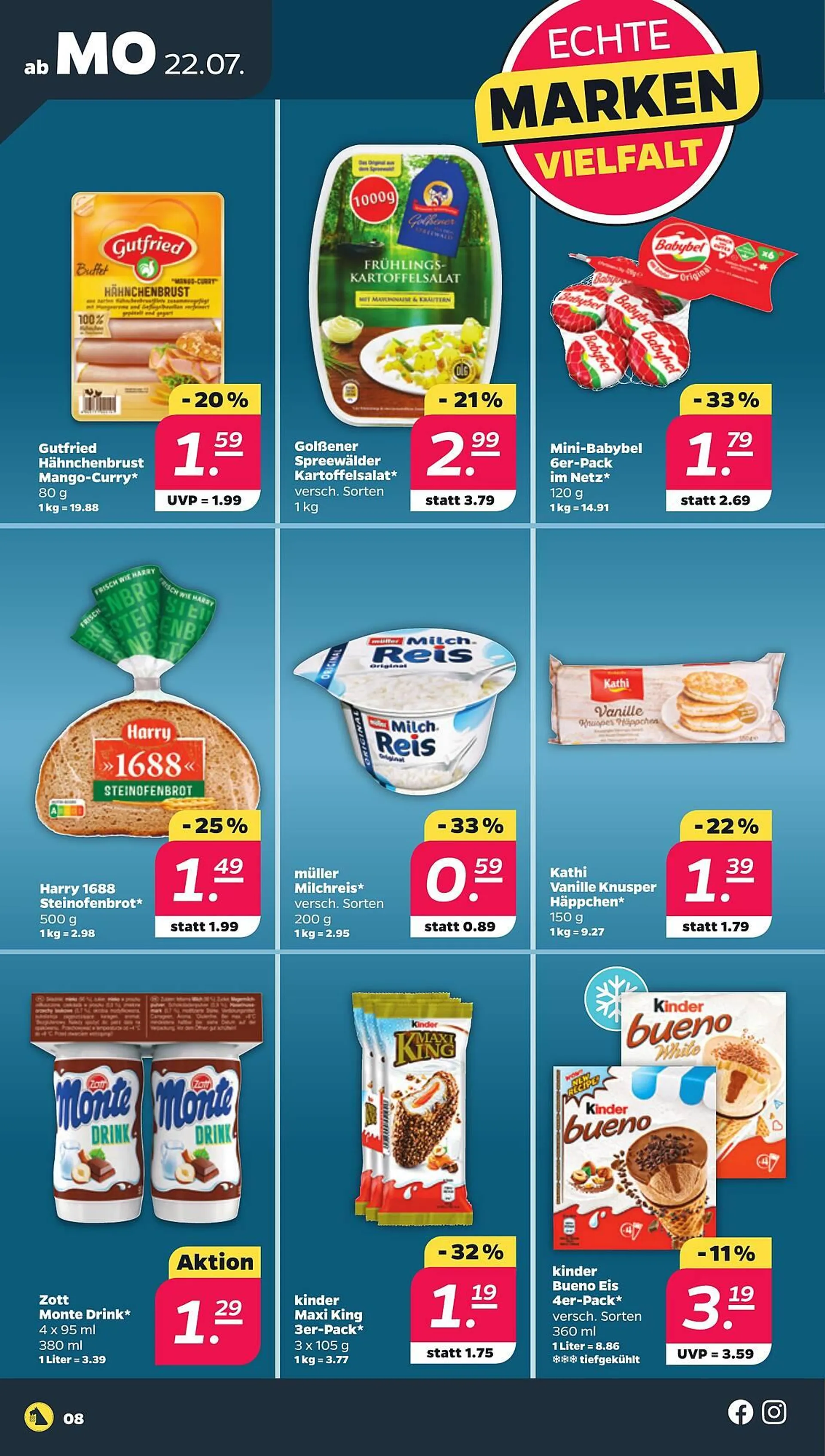 NETTO Prospekt von 22. Juli bis 27. Juli 2024 - Prospekt seite 8