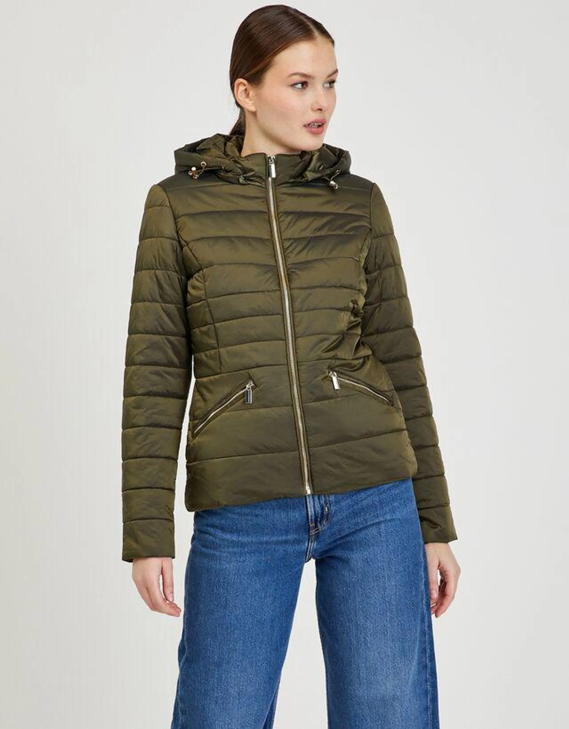 Khaki Damen Steppjacke Jacke ORSAY