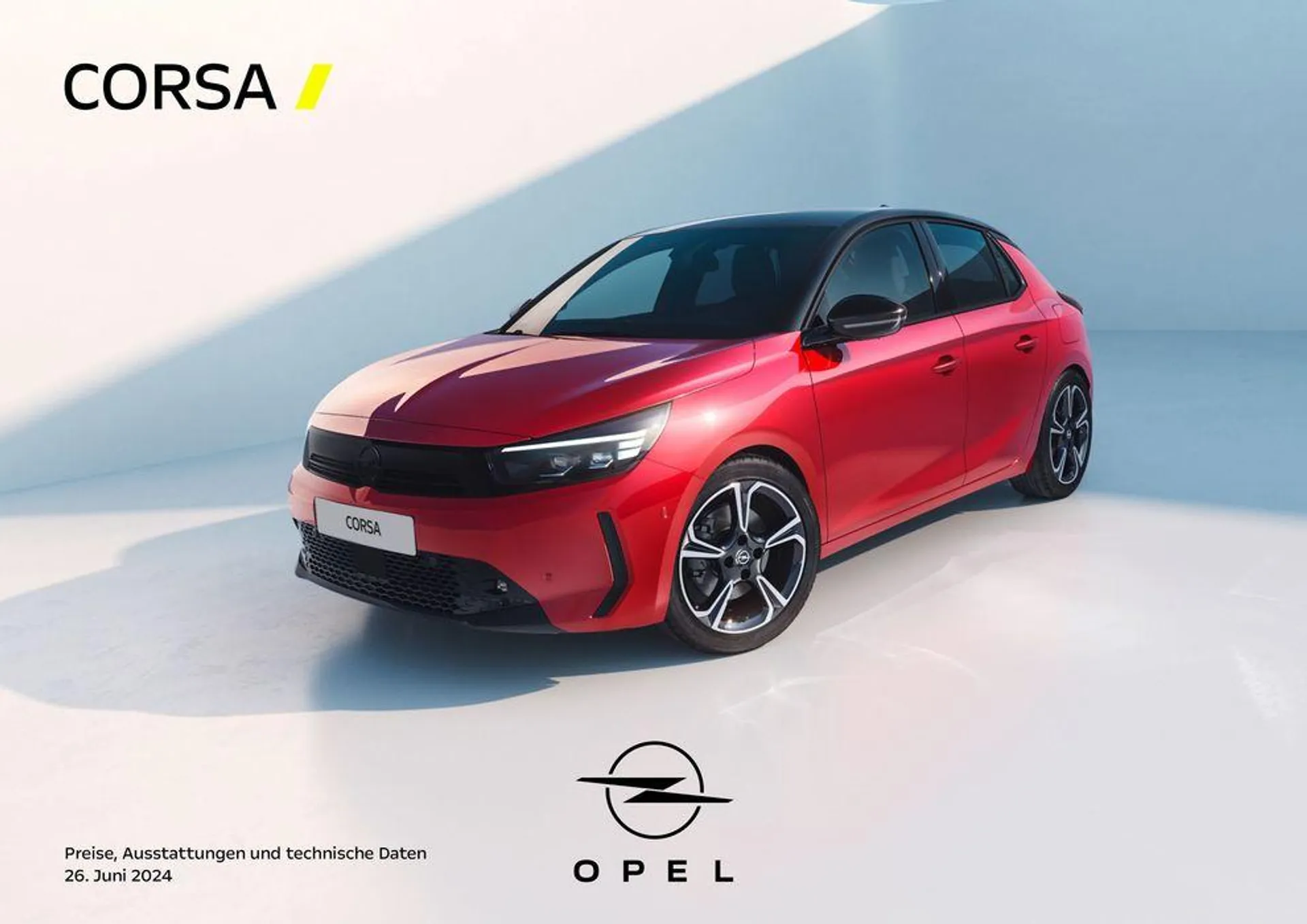 Opel Der neue Corsa von 29. Juni bis 29. Juni 2025 - Prospekt seite 1