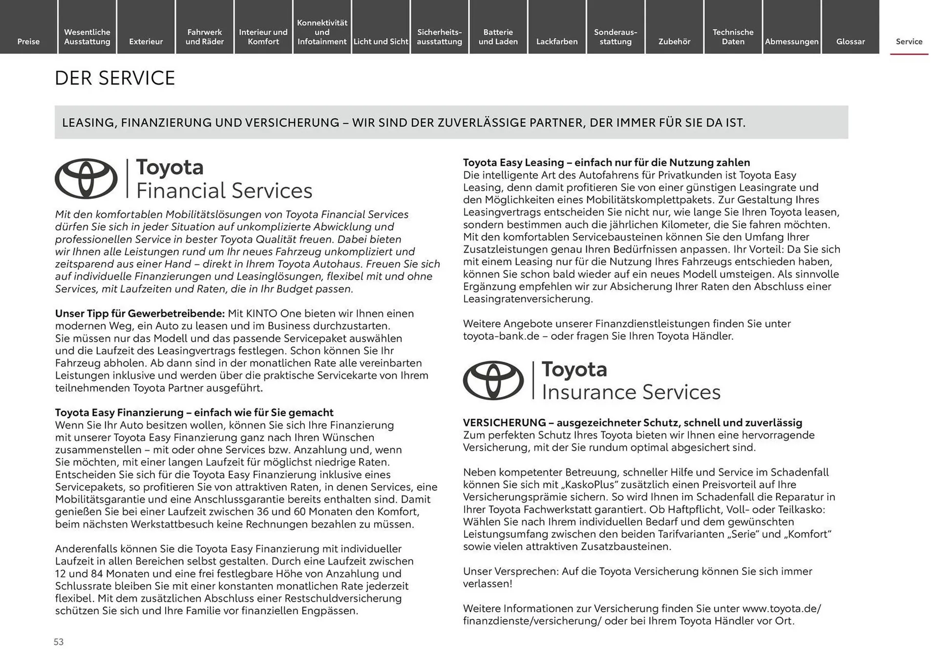 Toyota Prospekt von 15. Juni bis 15. Juni 2025 - Prospekt seite 53