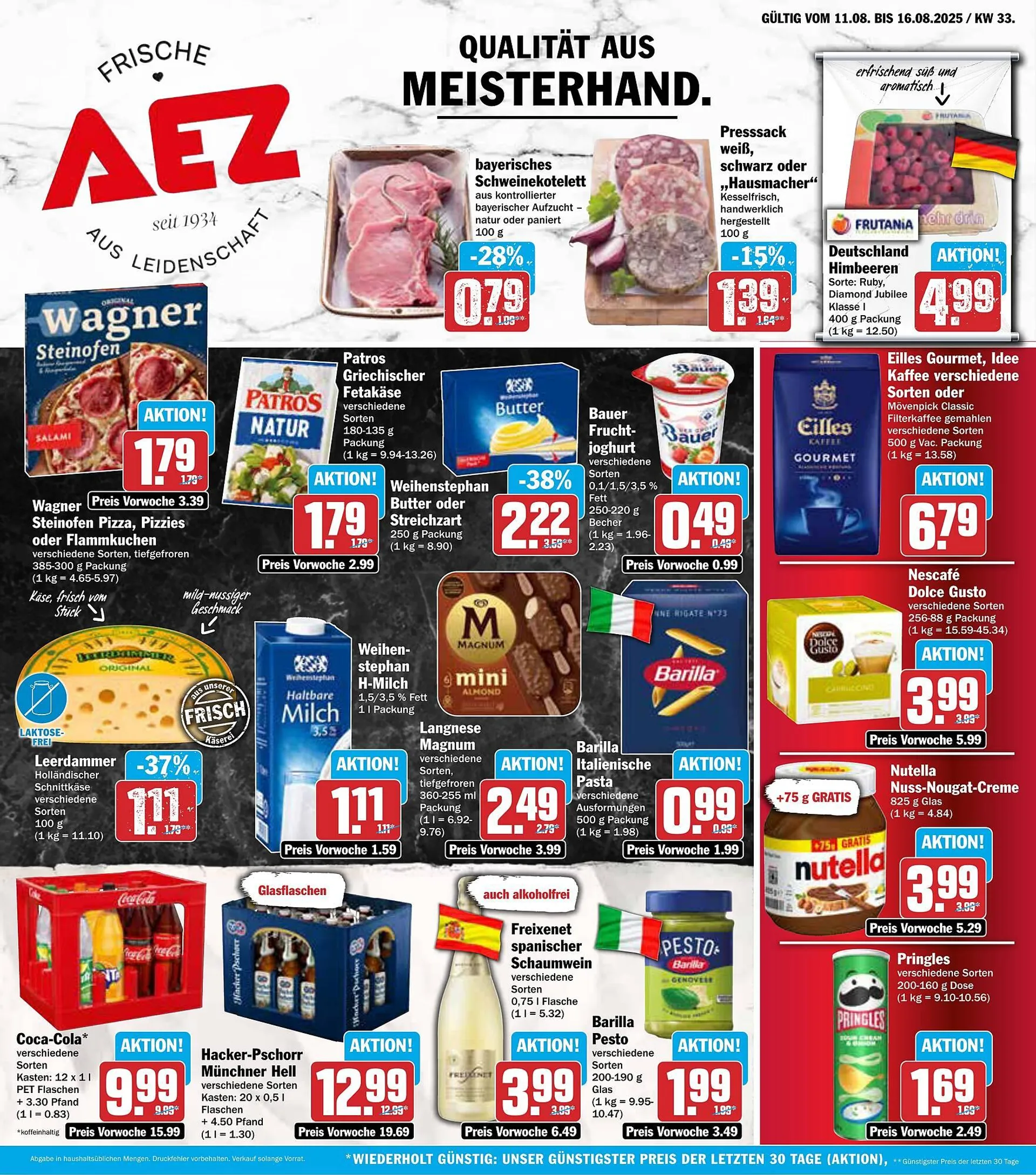AEZ Prospekt von 11. August bis 16. August 2025 - Prospekt seite 1