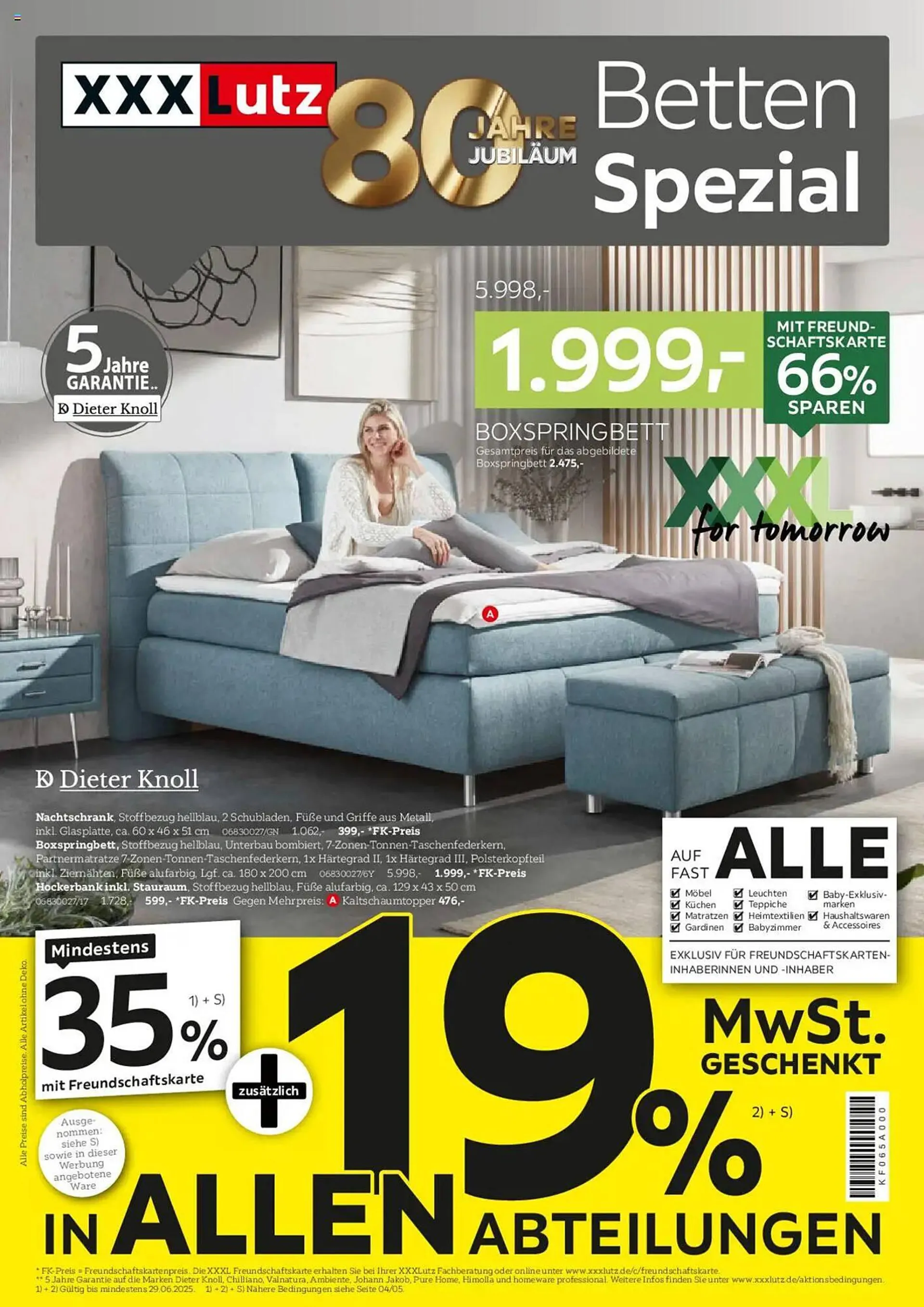 XXXLutz Prospekt von 15. Juni bis 29. Juni 2025 - Prospekt seite 1