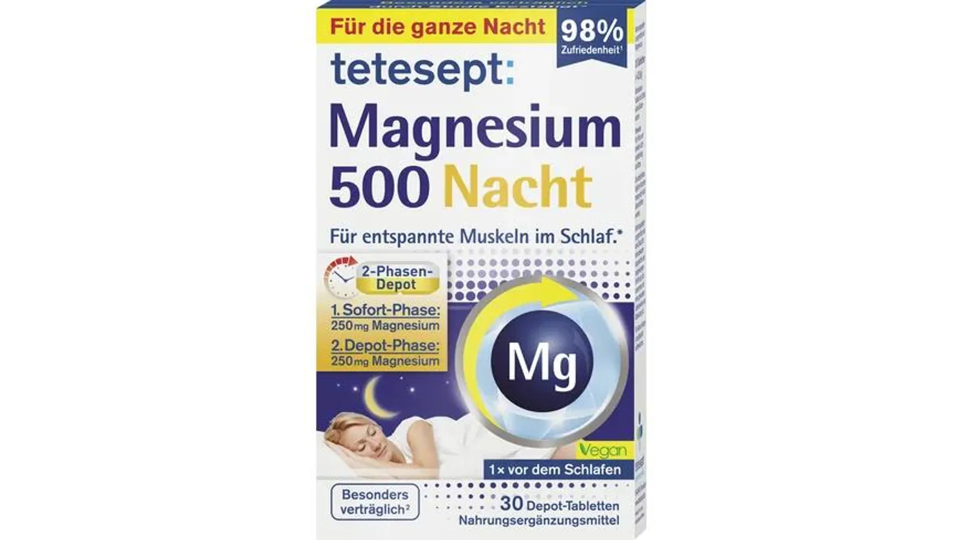 tetesept Magnesium 500 Nacht