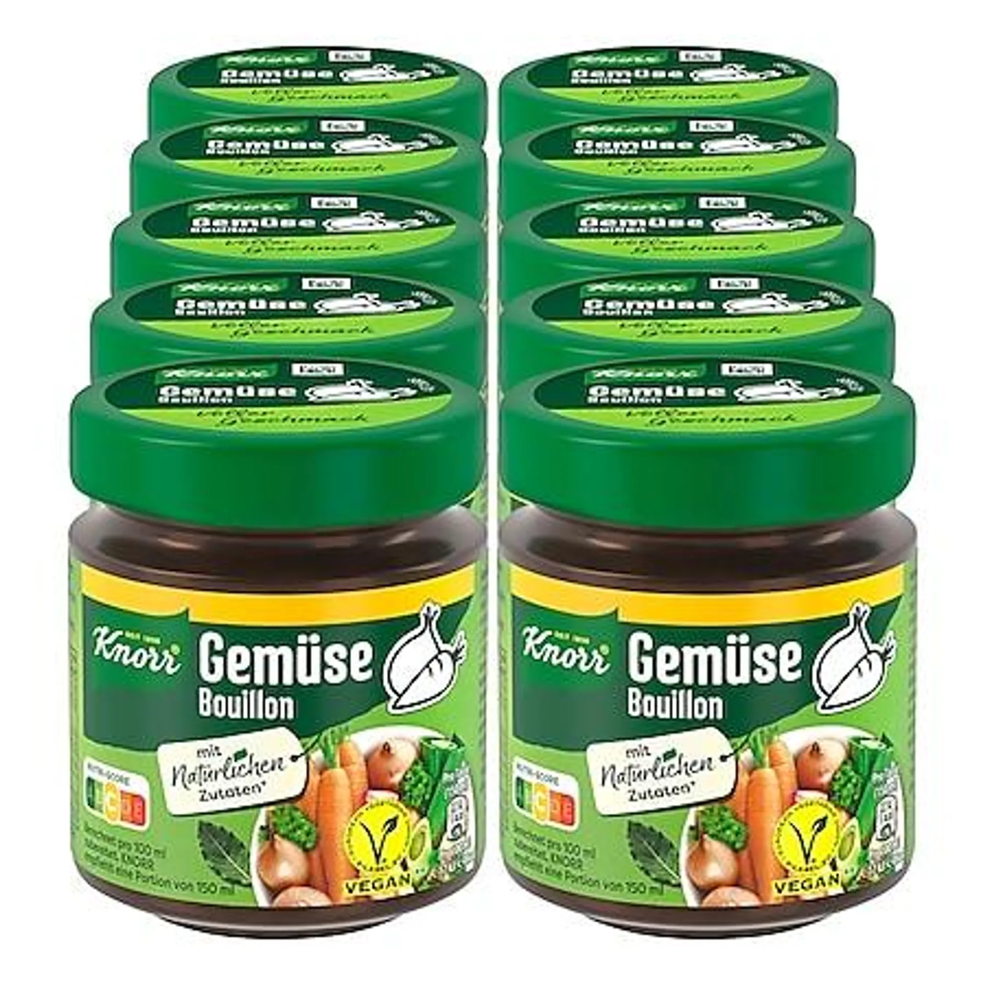 Knorr Gemüse Bouillon ergibt 6,8 L, 10er Pack