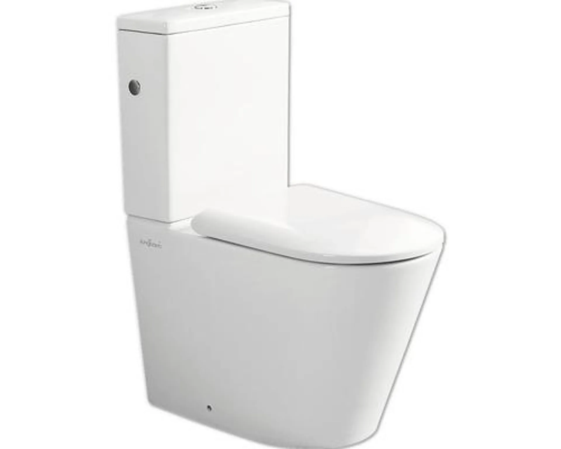 JUNGBORN Spoelrandloos staand toilet met reservoir Floriel incl. softclose wc-bril met quick-release