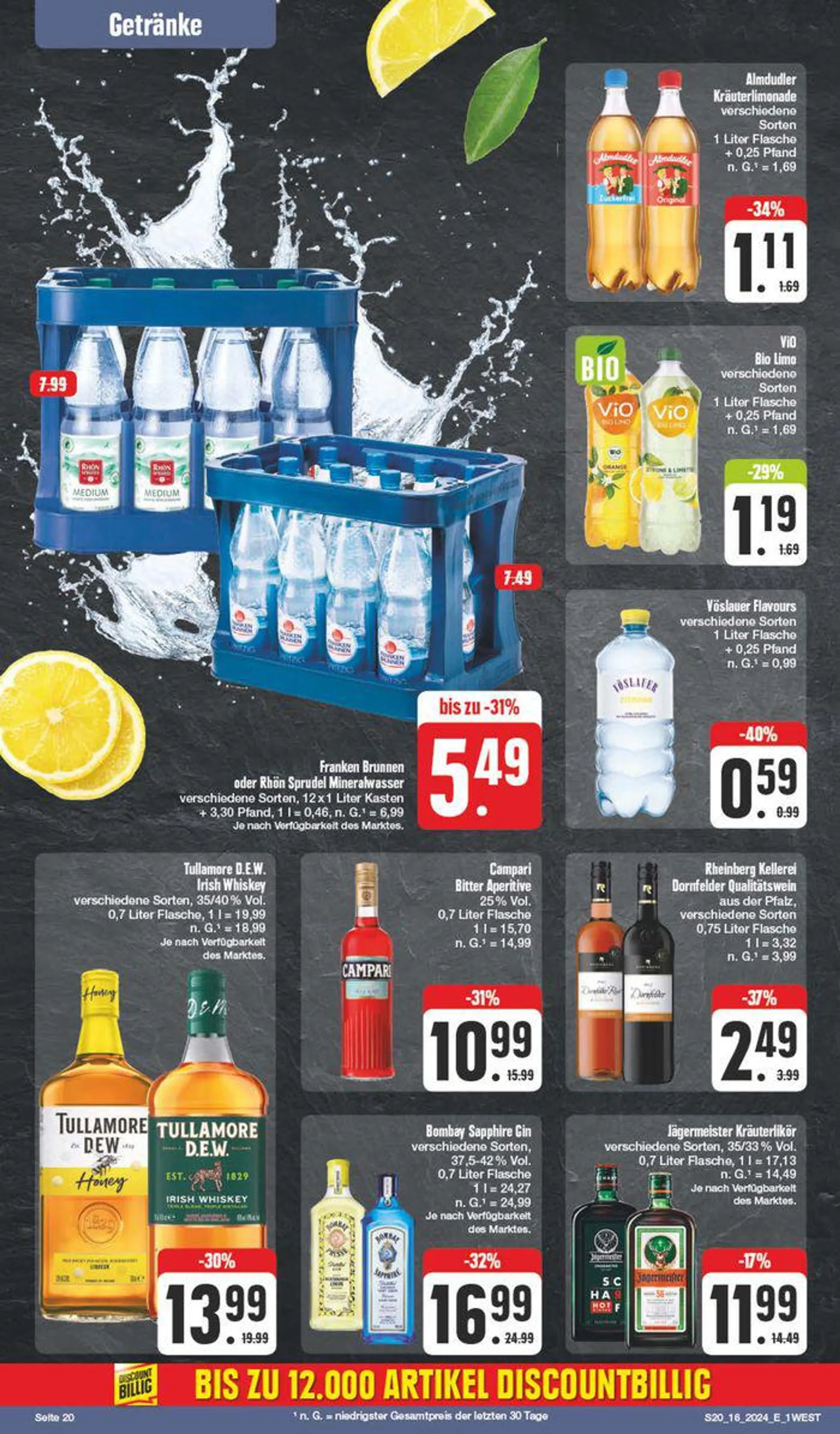 Edeka flugblatt von 14. April bis 20. April 2024 - Prospekt seite 20