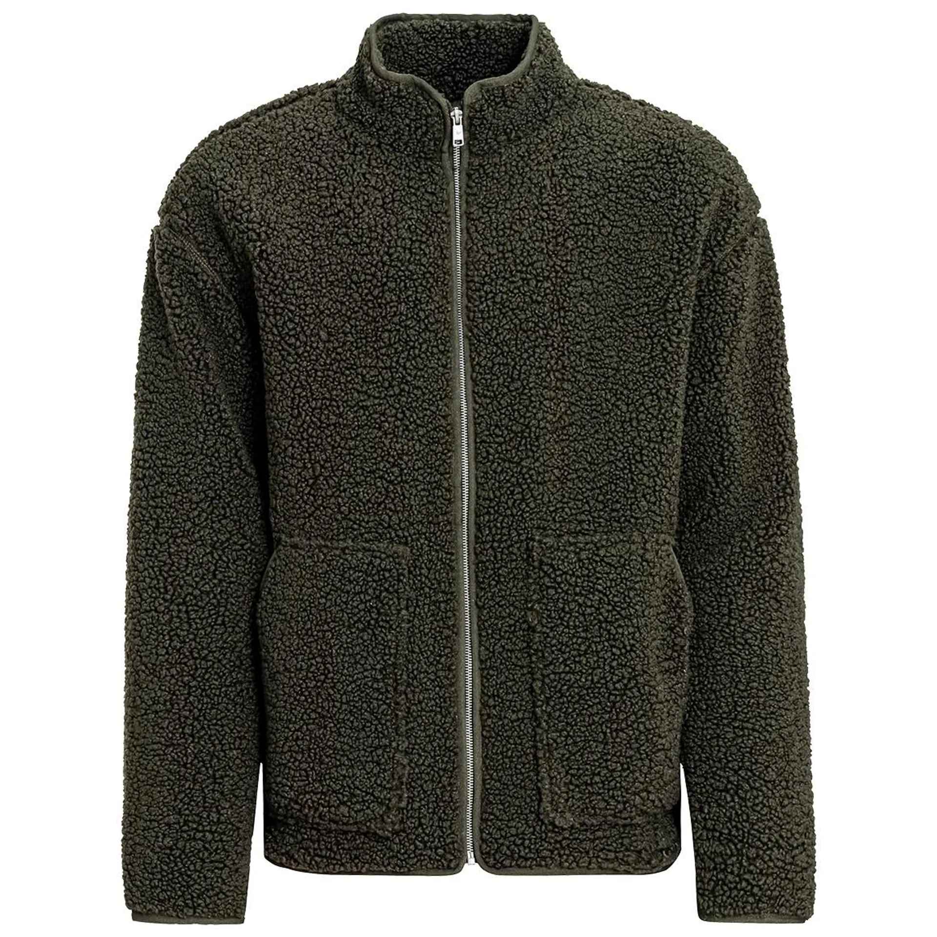 Herren Teddyjacke mit Stehkragen