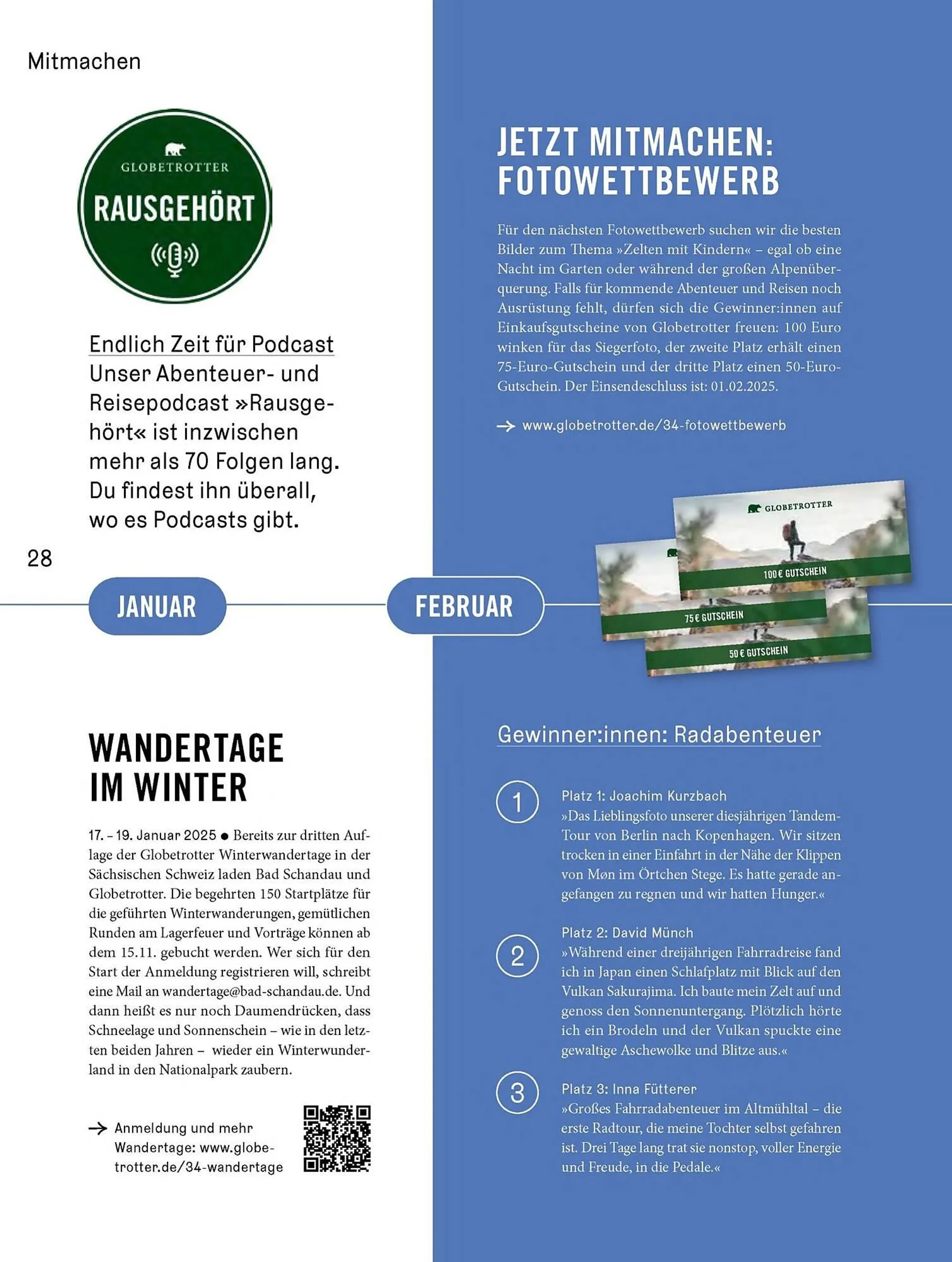 Globetrotter Prospekt von 16. Oktober bis 1. Januar 2025 - Prospekt seite 28