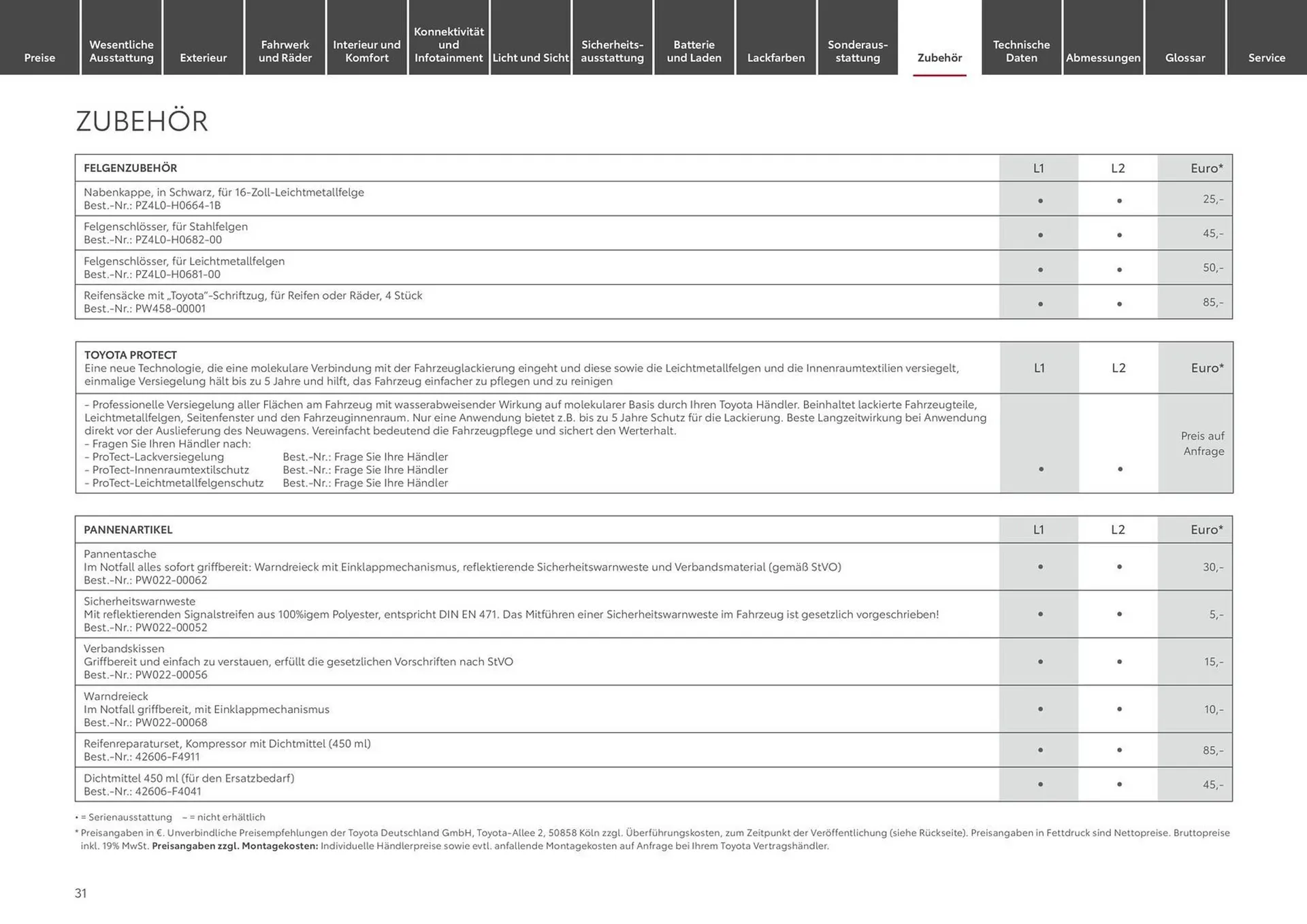 Toyota Prospekt von 20. Februar bis 26. Februar 2025 - Prospekt seite 31