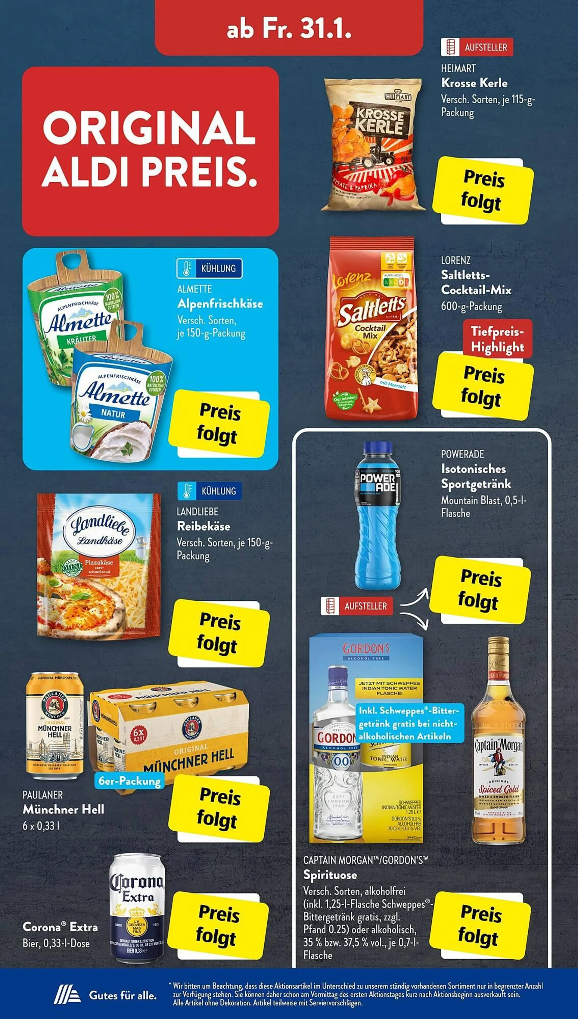 ALDI SÜD Prospekt von 20. Januar bis 26. Januar 2025 - Prospekt seite 16