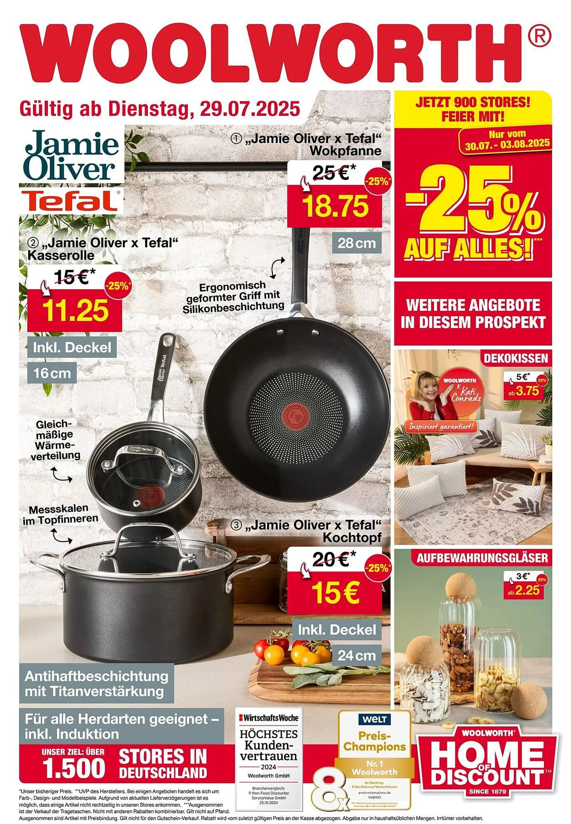 Woolworth Prospekt von 29. Juli bis 12. August 2025 - Prospekt seite 1