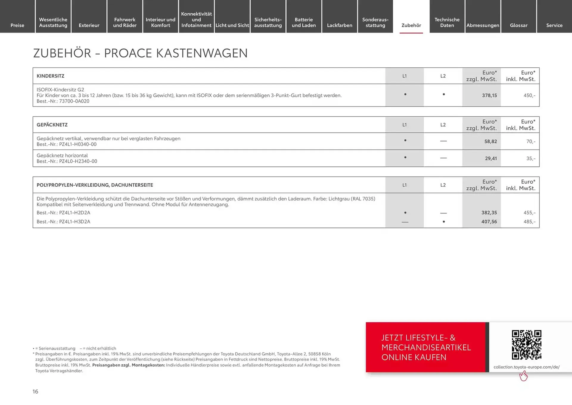 Toyota Prospekt von 13. November bis 13. November 2025 - Prospekt seite 16