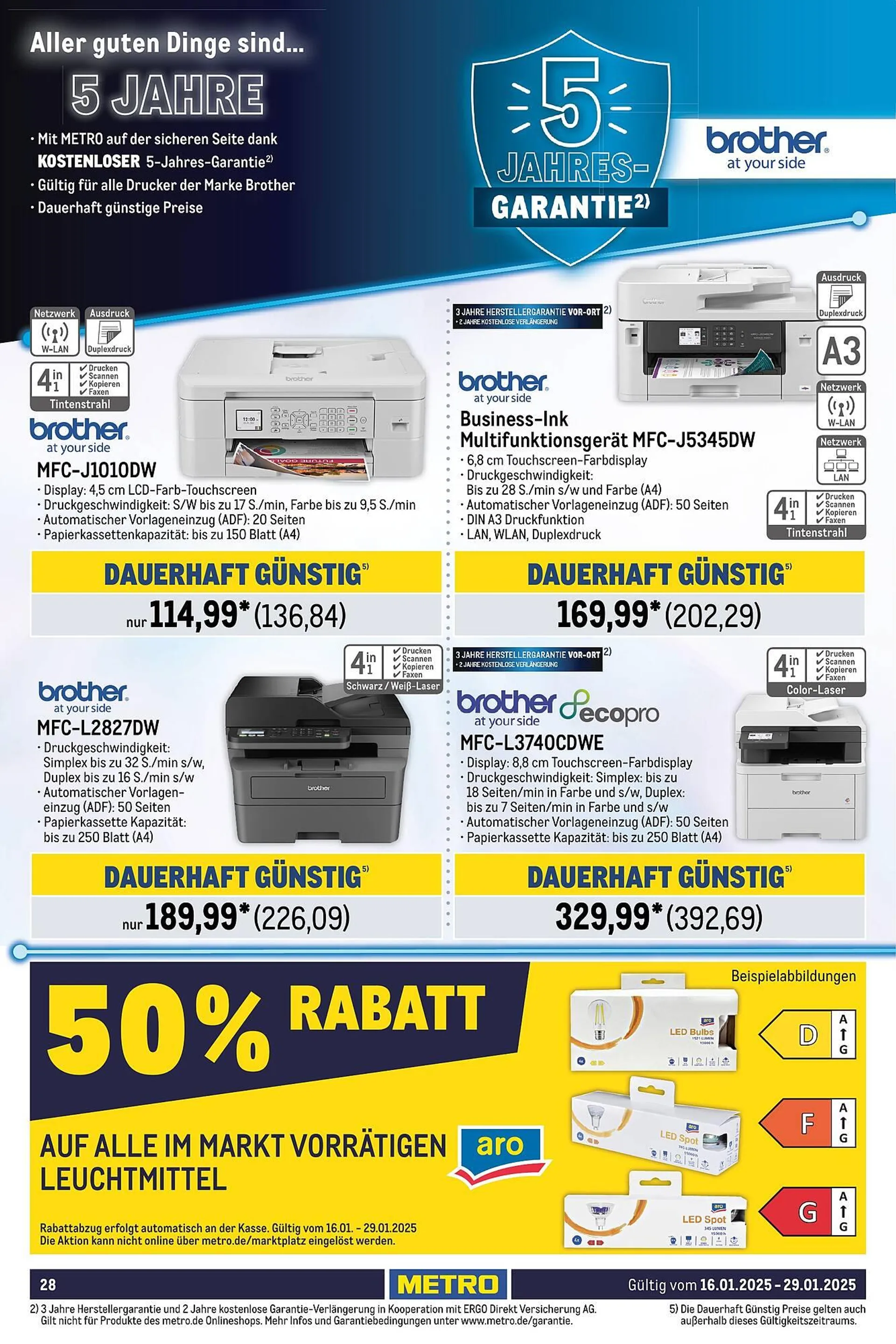 METRO Prospekt von 16. Januar bis 29. Januar 2025 - Prospekt seite 28