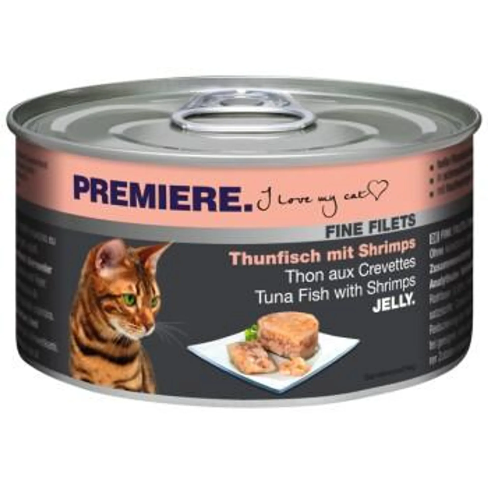 PREMIERE Fine Filets Thunfisch mit Shrimps 12x100 g