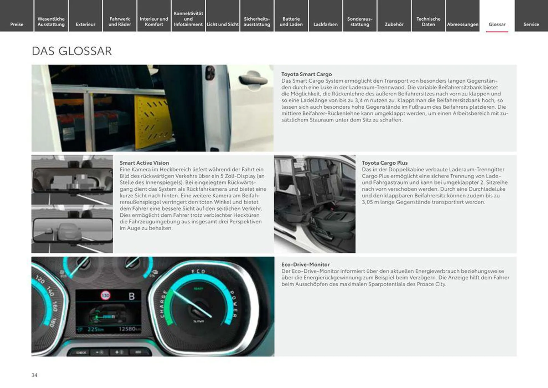 Toyota Proace City / Proace City Electric von 9. April bis 9. April 2025 - Prospekt seite 34