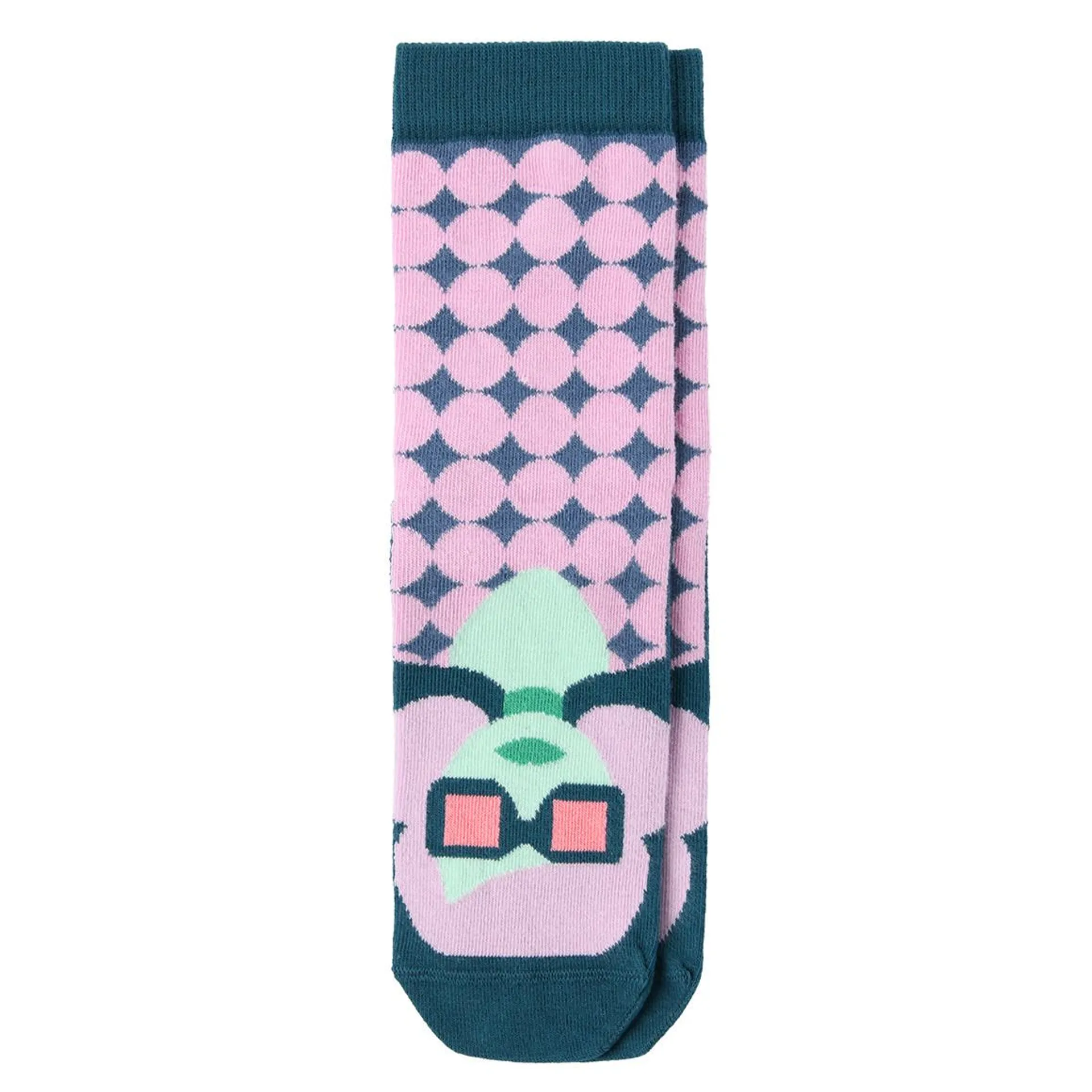 1 Paar Damen Socken im Pop-Art-Stil