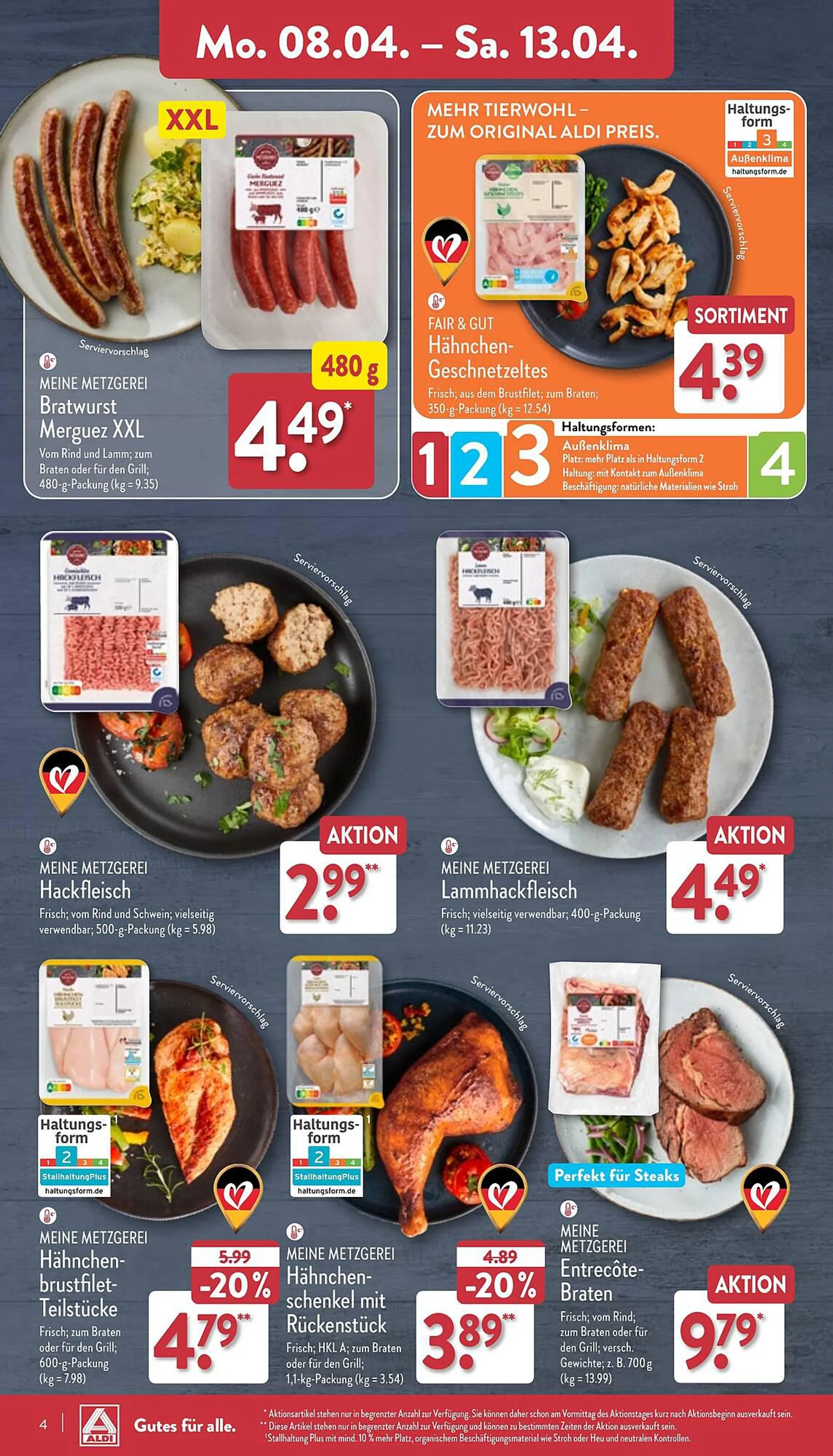 Aldi Nord Prospekt von 8. April bis 13. April 2024 - Prospekt seite 4