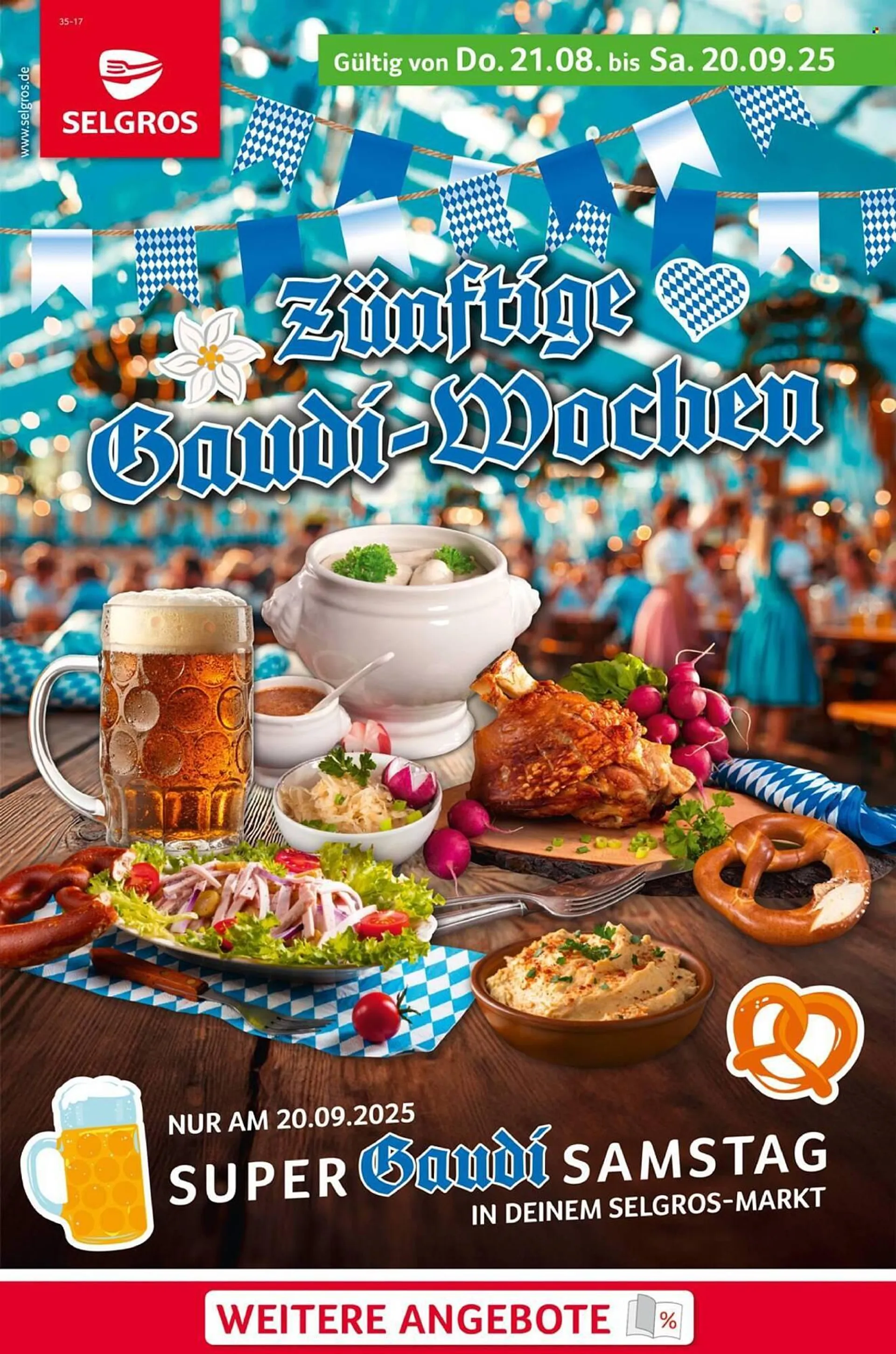 Selgros Prospekt von 21. August bis 20. September 2025 - Prospekt seite 1