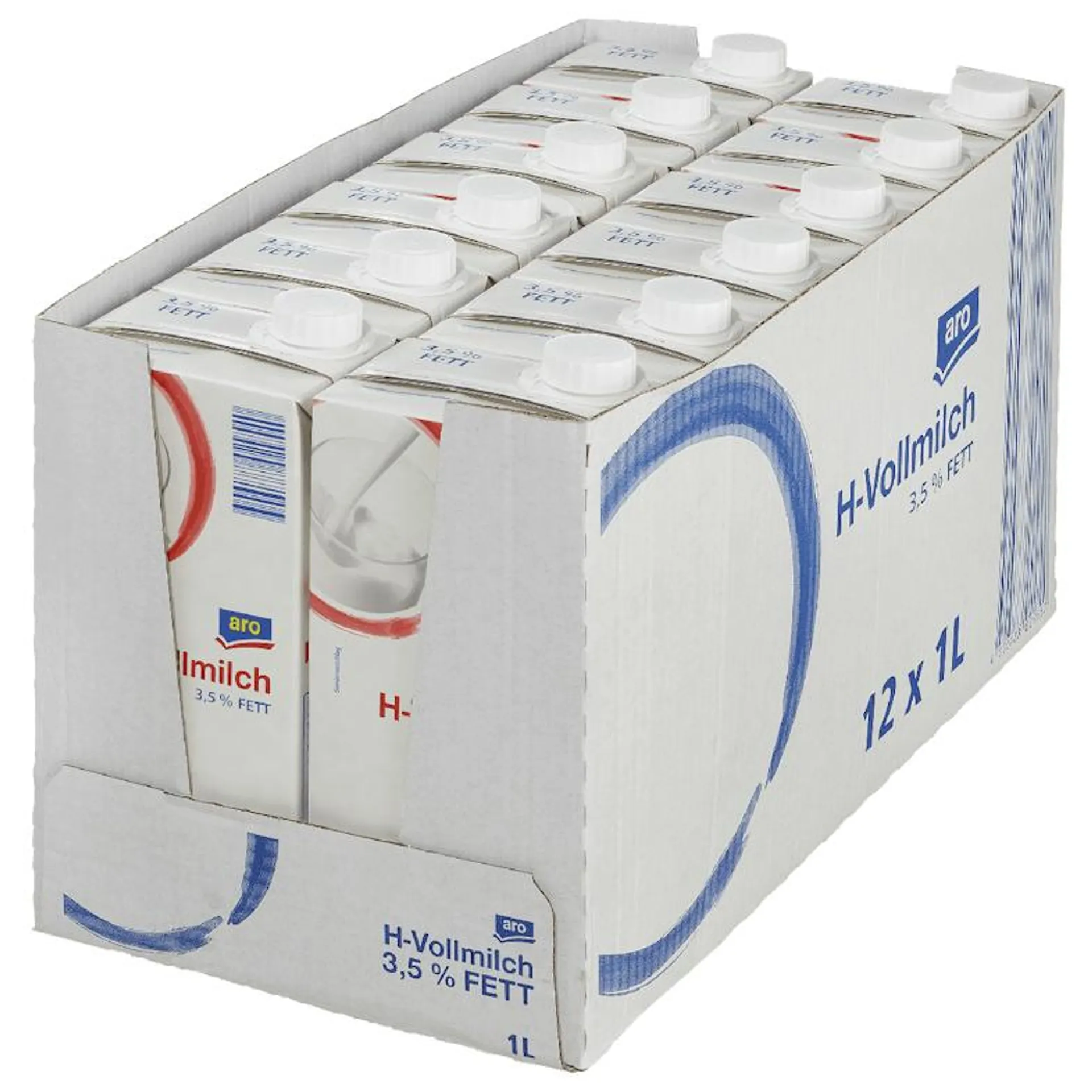 Aro H-Milch 3,5 % Fett 12 x 1 l (12 l)