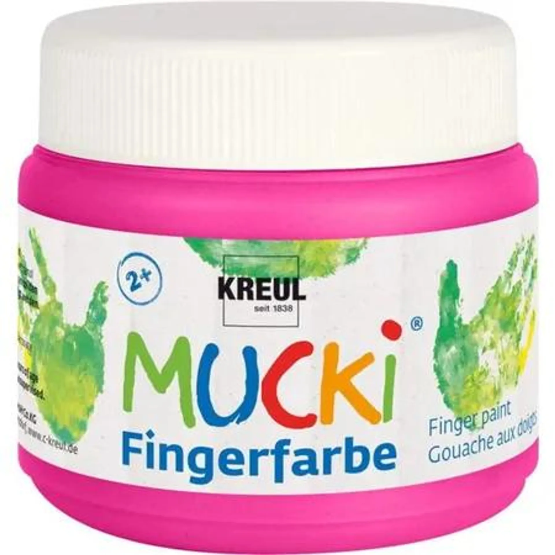 MUCKI Fingerfarbe, pink, 150 ml