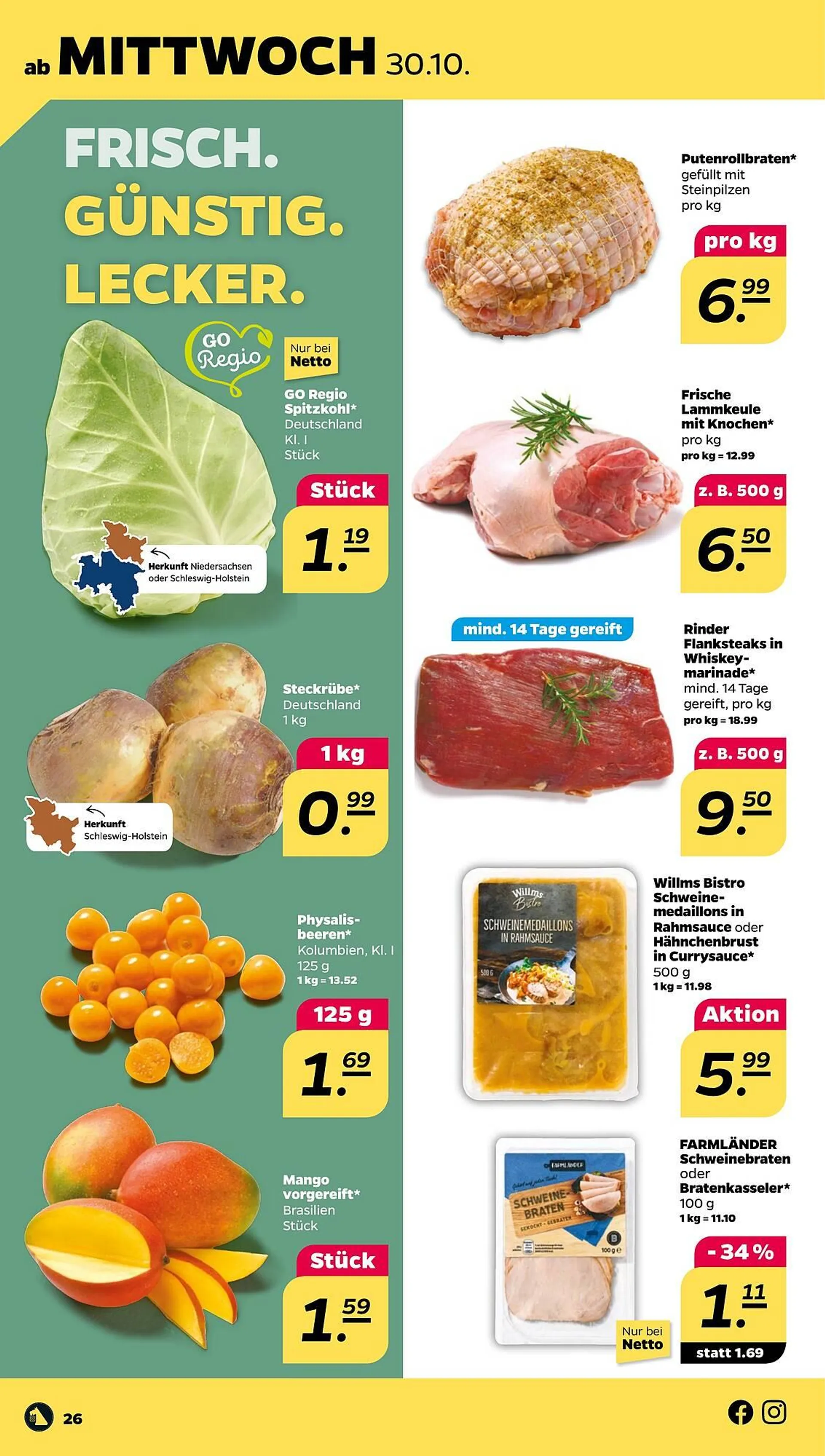 NETTO Prospekt von 28. Oktober bis 2. November 2024 - Prospekt seite 26