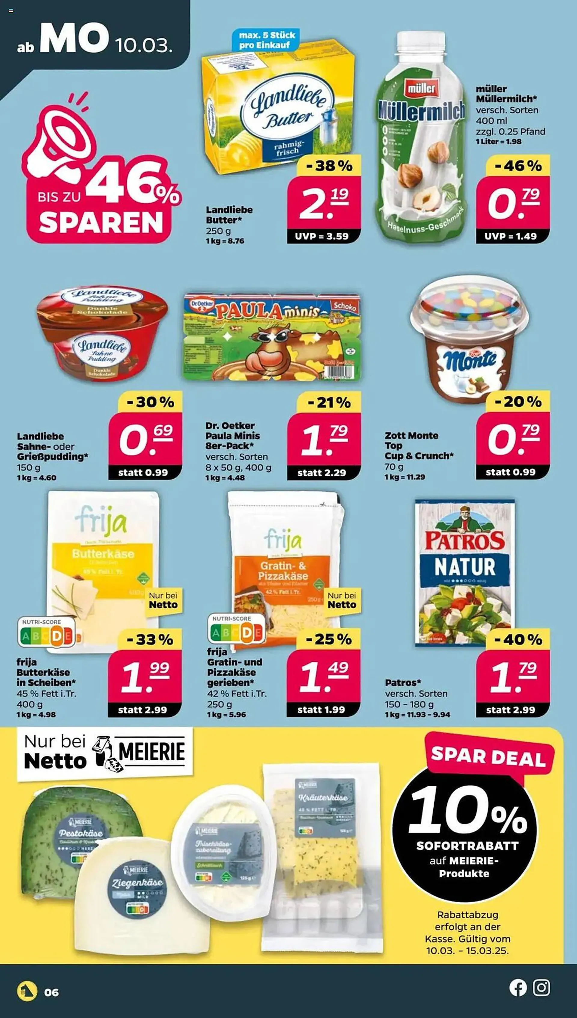 NETTO Prospekt von 10. März bis 15. März 2025 - Prospekt seite 6