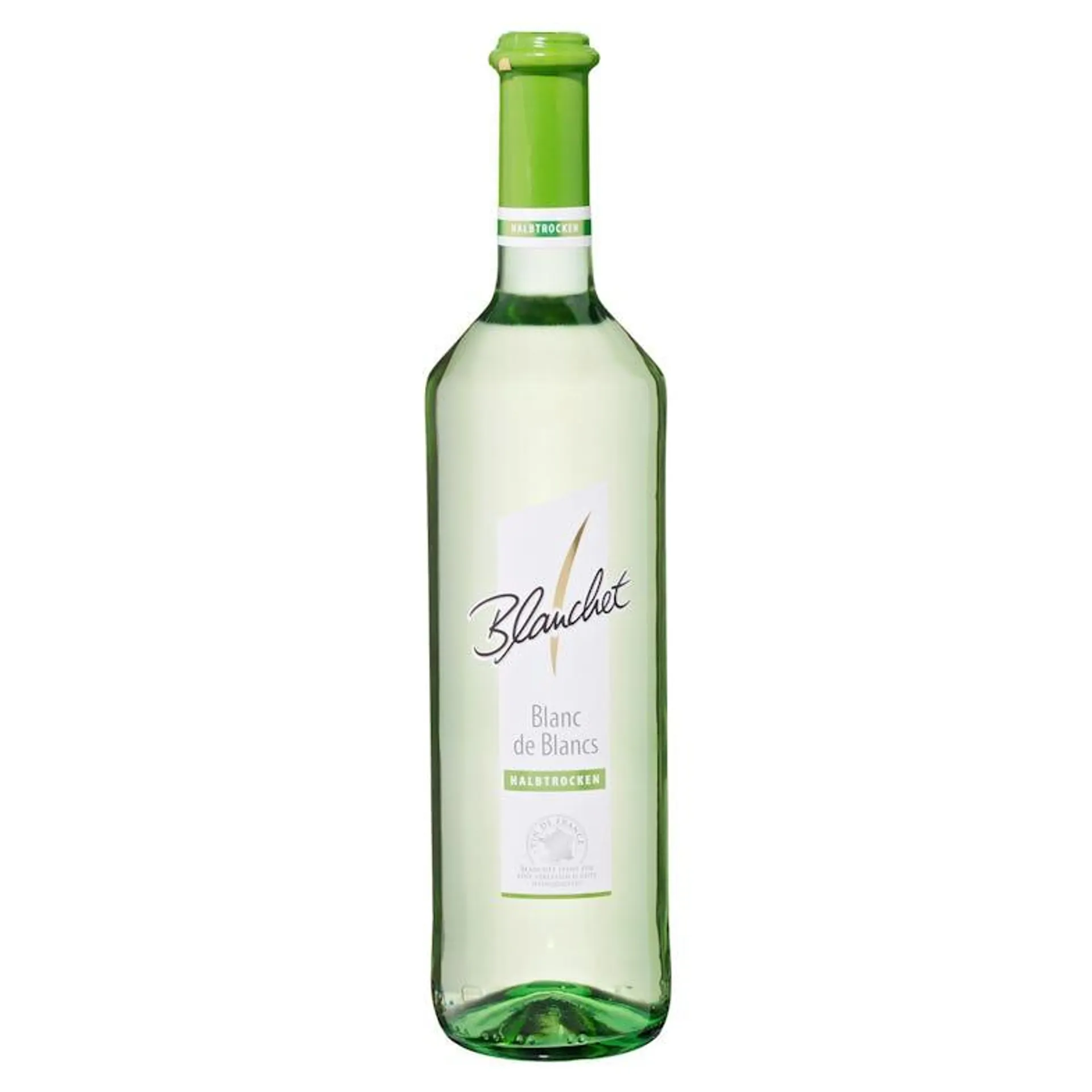 Blanchet Blanc de Blancs Weißwein halbtrocken 6 Flaschen x 0,75 l (4,5 l)