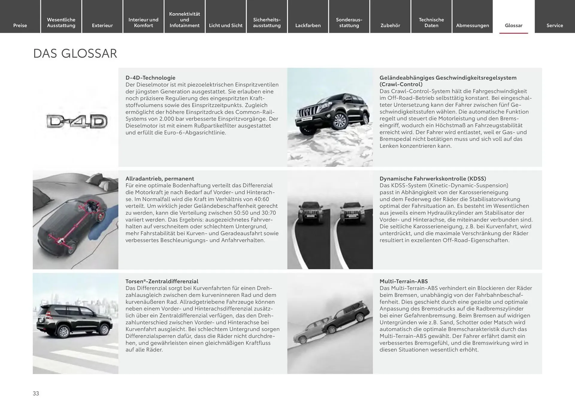 Toyota Prospekt von 31. Oktober bis 31. Oktober 2024 - Prospekt seite 33