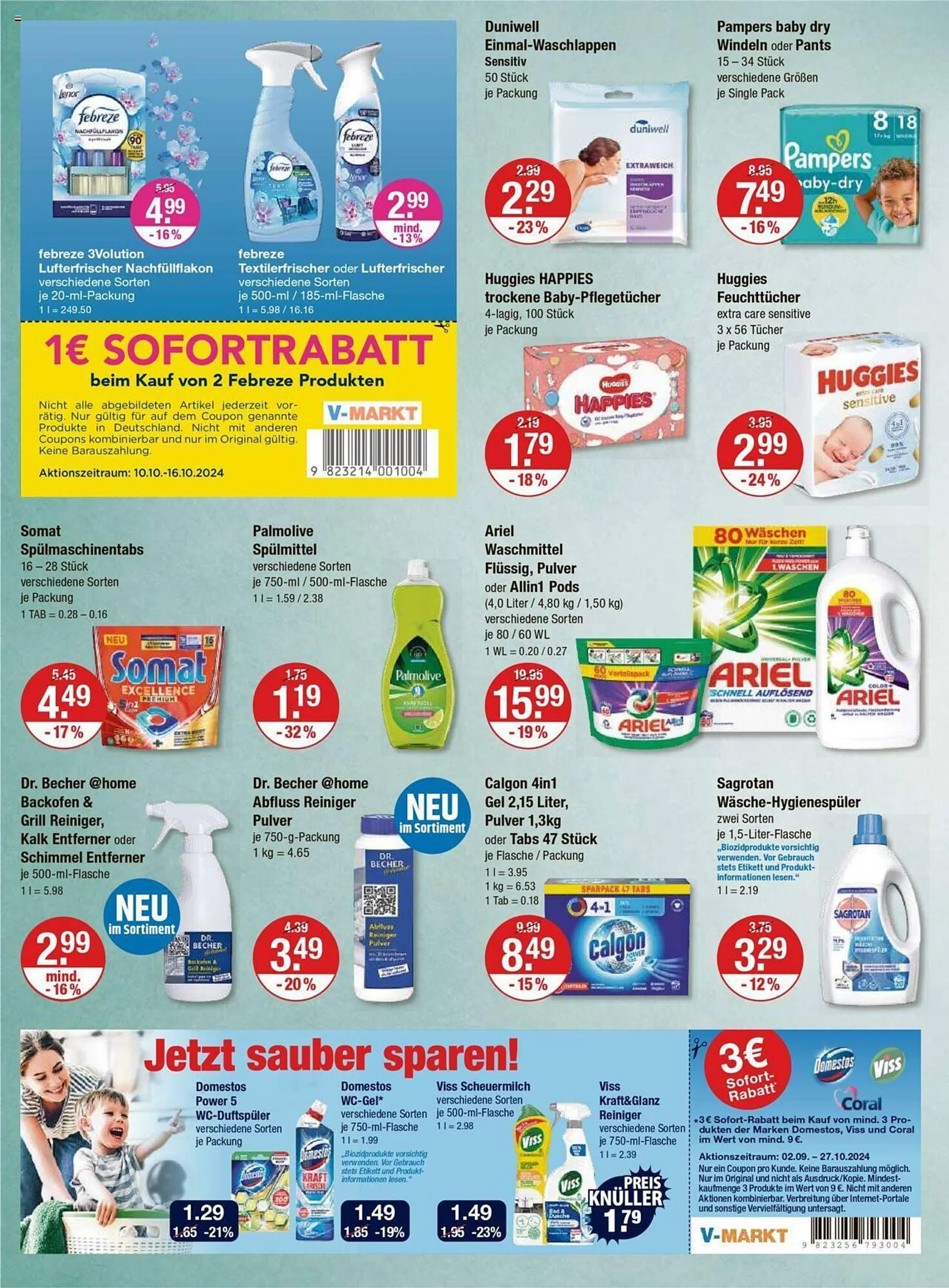 V Markt Prospekt von 10. Oktober bis 16. Oktober 2024 - Prospekt seite 10