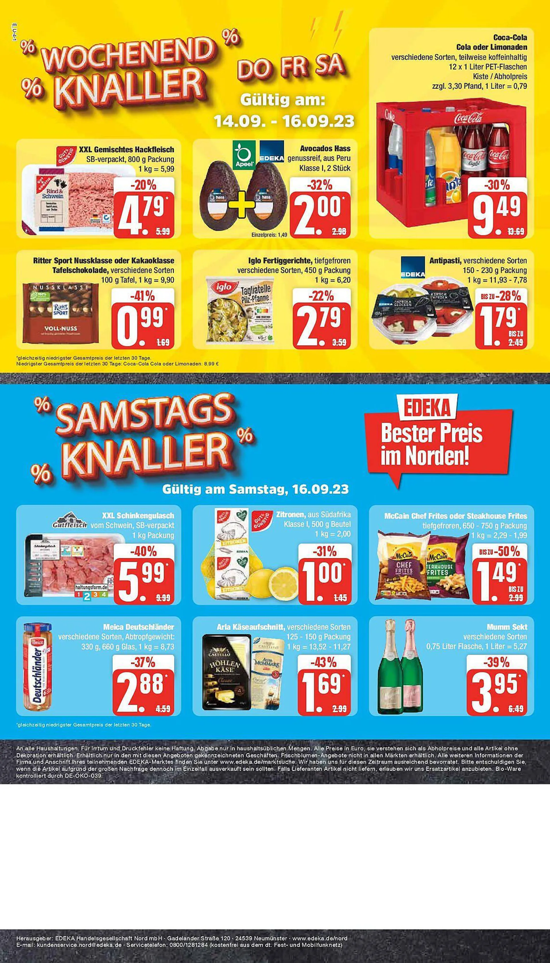 EDEKA Prospekt von 12. September bis 12. September 2023 - Prospekt seite 4