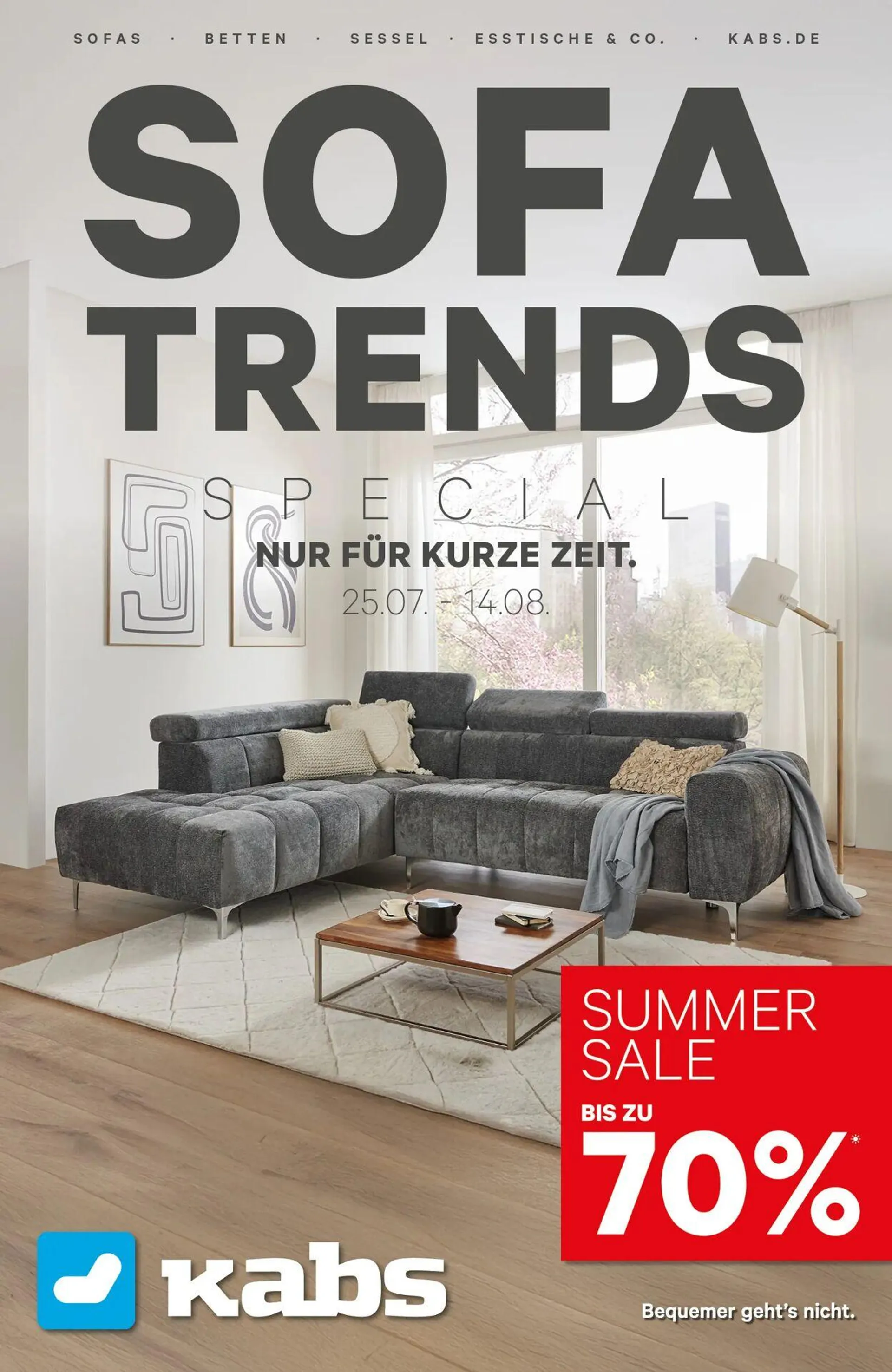 Kabs Aktueller Prospekt von 24. Juli bis 15. August 2025 - Prospekt seite 1
