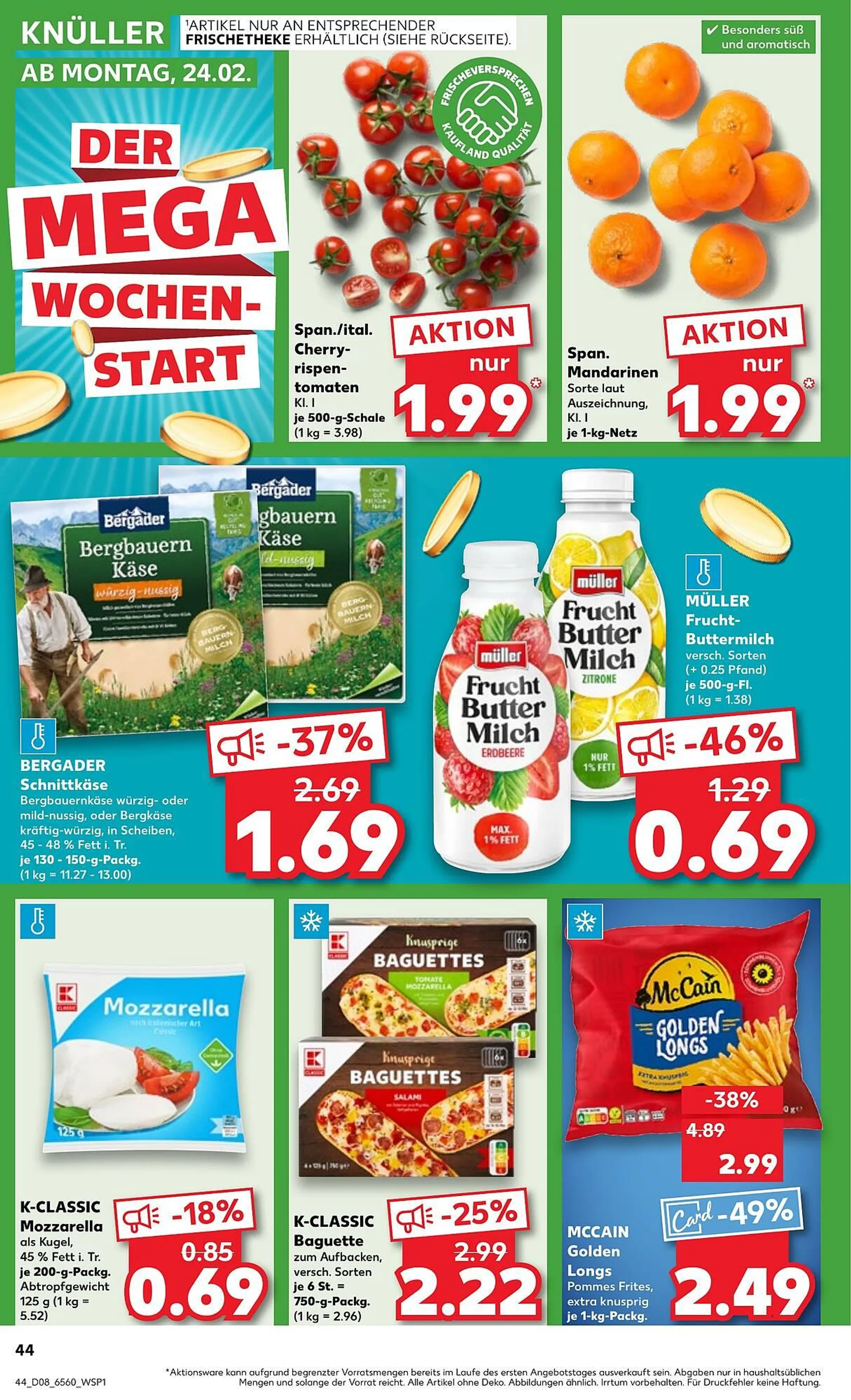 Kaufland Prospekt von 20. Februar bis 26. Februar 2025 - Prospekt seite 44