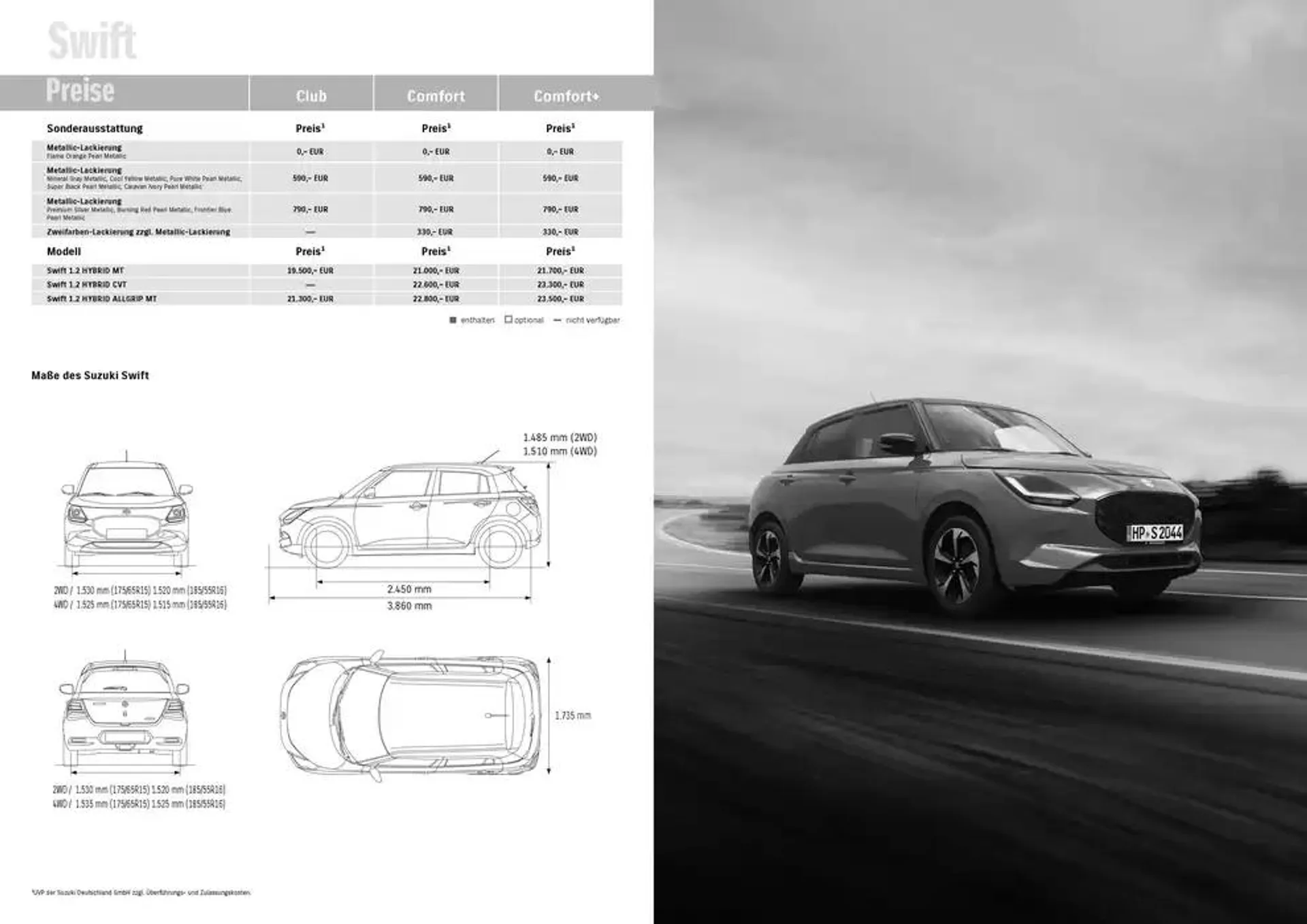 Suzuki Swift von 24. Januar bis 24. Januar 2026 - Prospekt seite 16