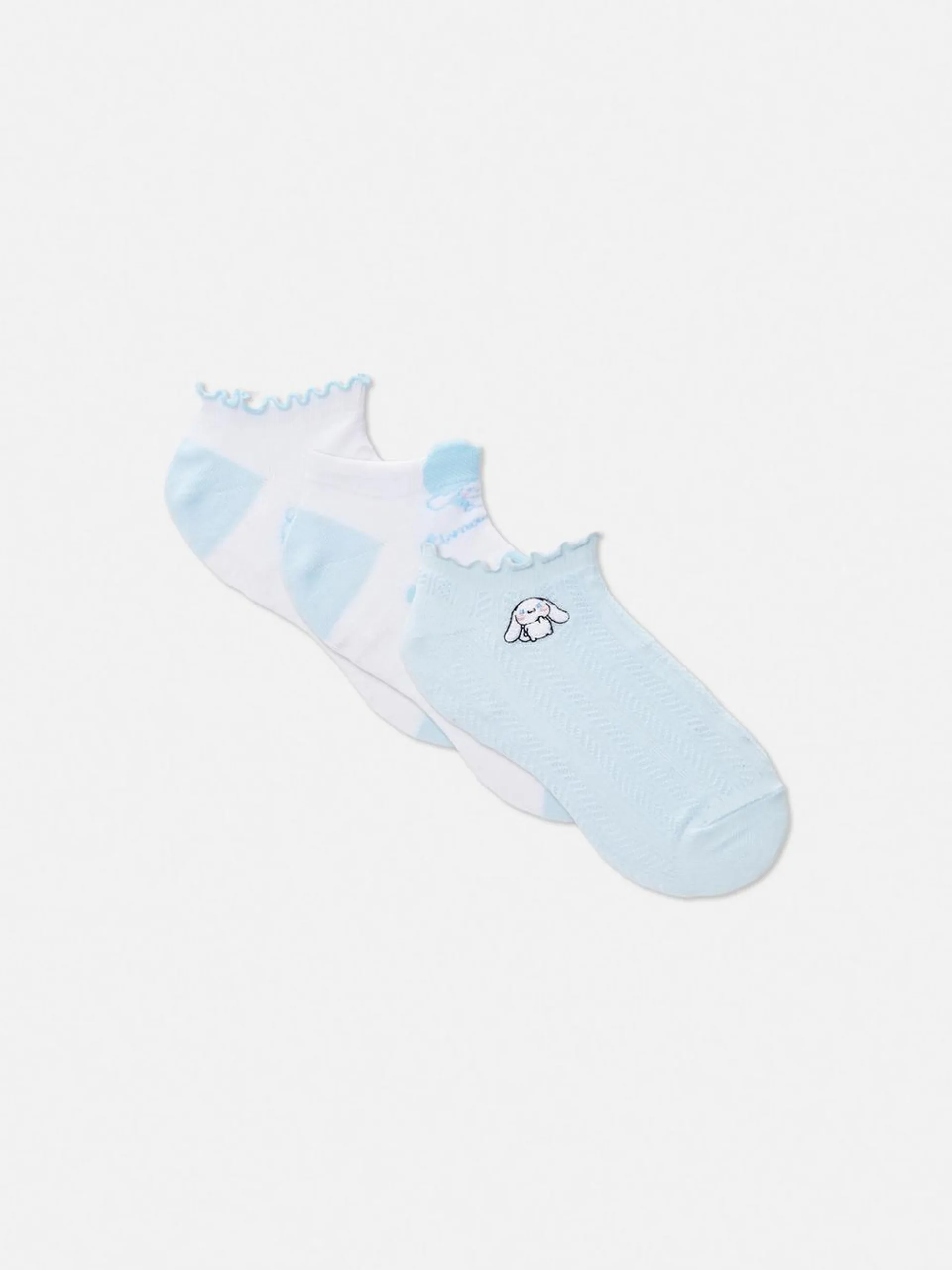 „Cinnamoroll“ Sneaker Socken, 3er-Pack