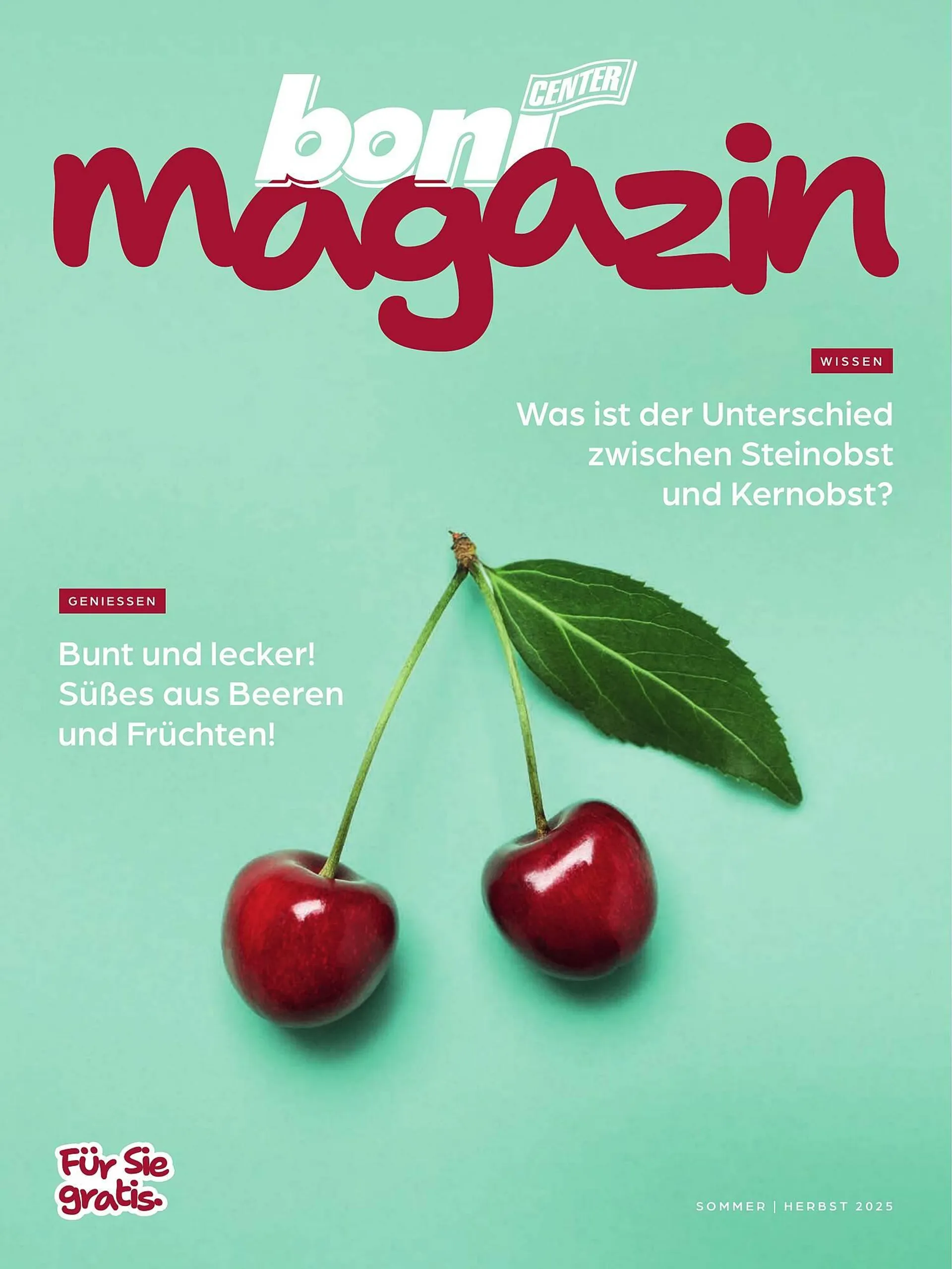 boni Center Prospekt von 1. Juni bis 31. Oktober 2025 - Prospekt seite 1