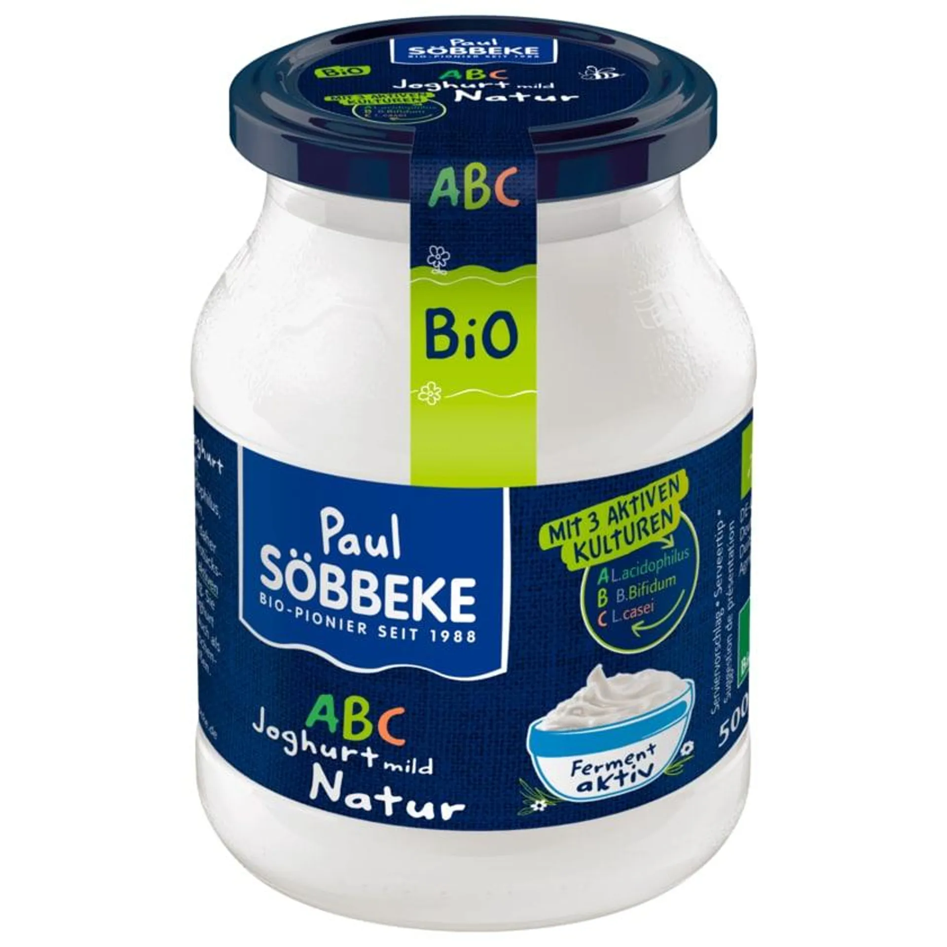 Söbbeke Bio Joghurt mild Natur ABC 3,8% 500g