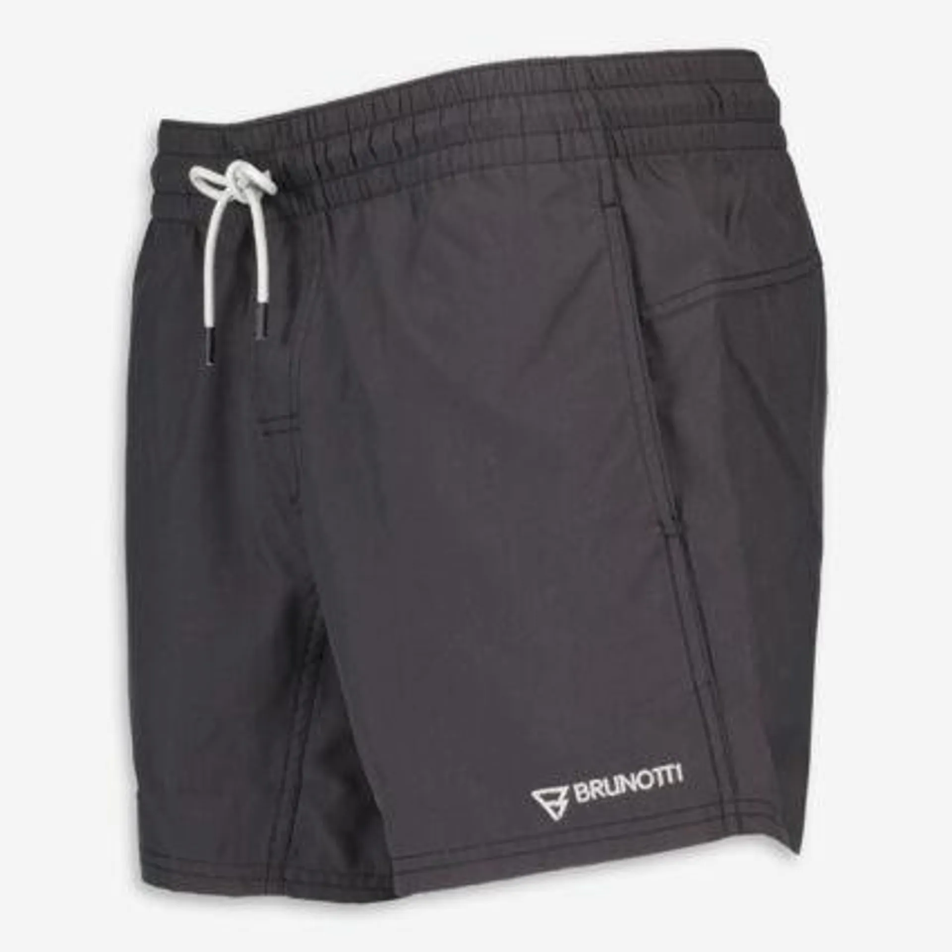 Schwarze Badeshorts mit Kordelzug