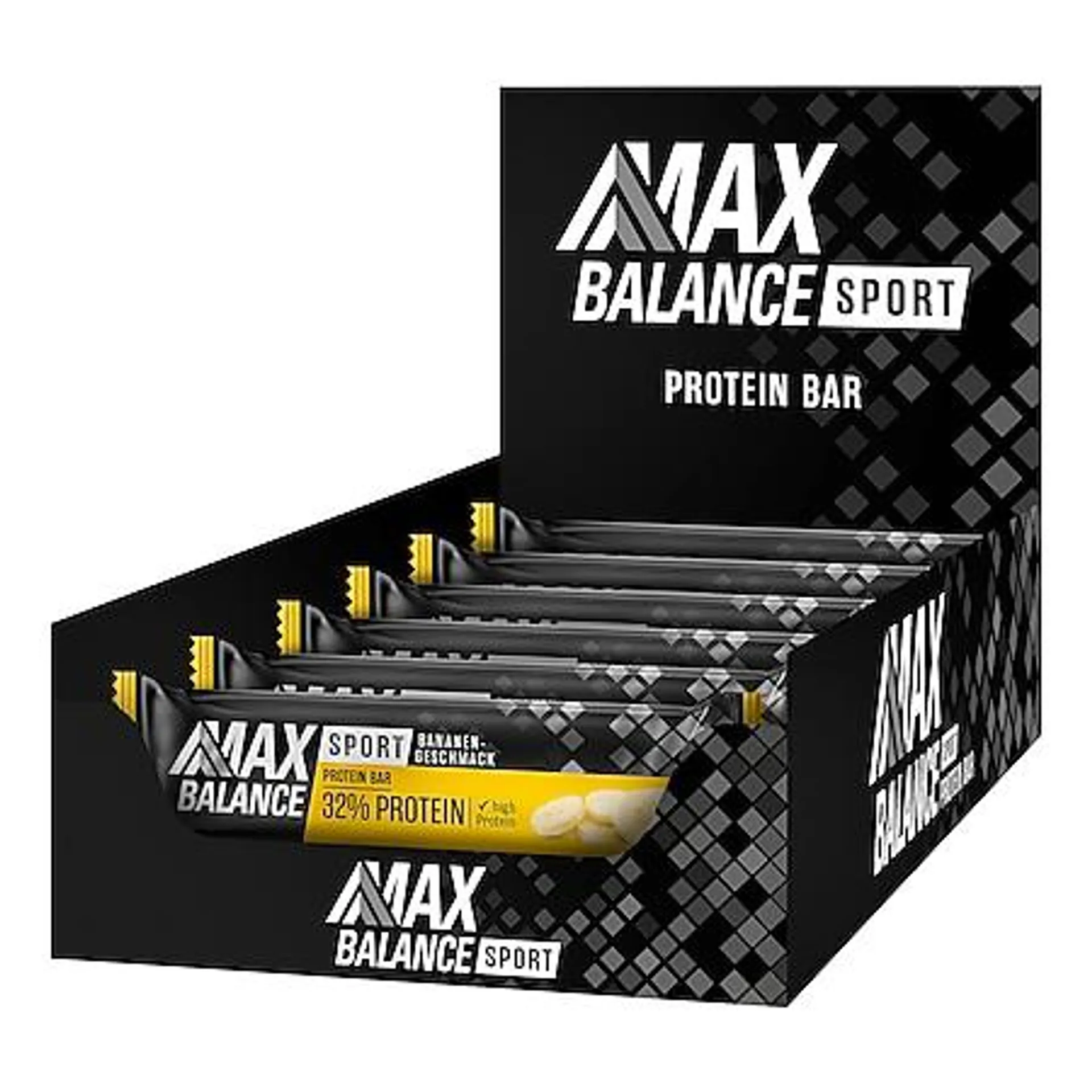 Maxbalance 32% Sport Proteinriegel Banane 45 g, 12er Pack