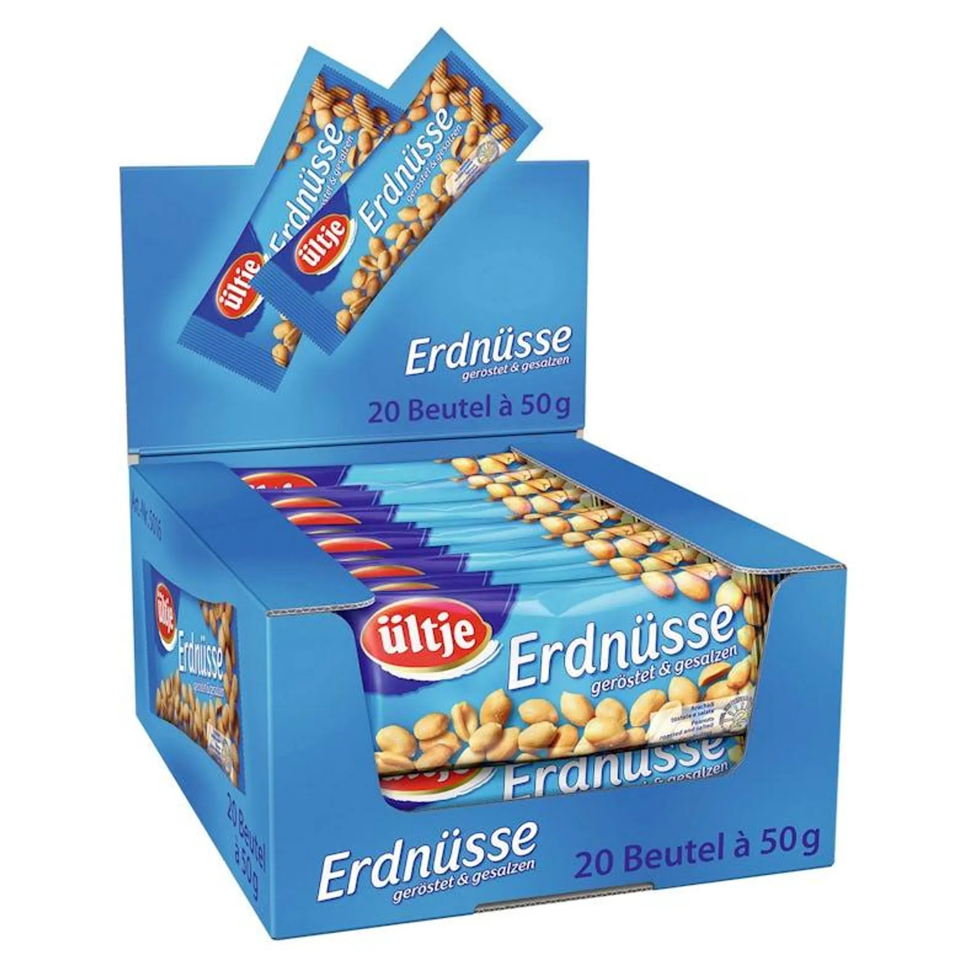 Ültje Erdnüsse Geröstet & Gesalzen 20 x 50 g (1 kg)